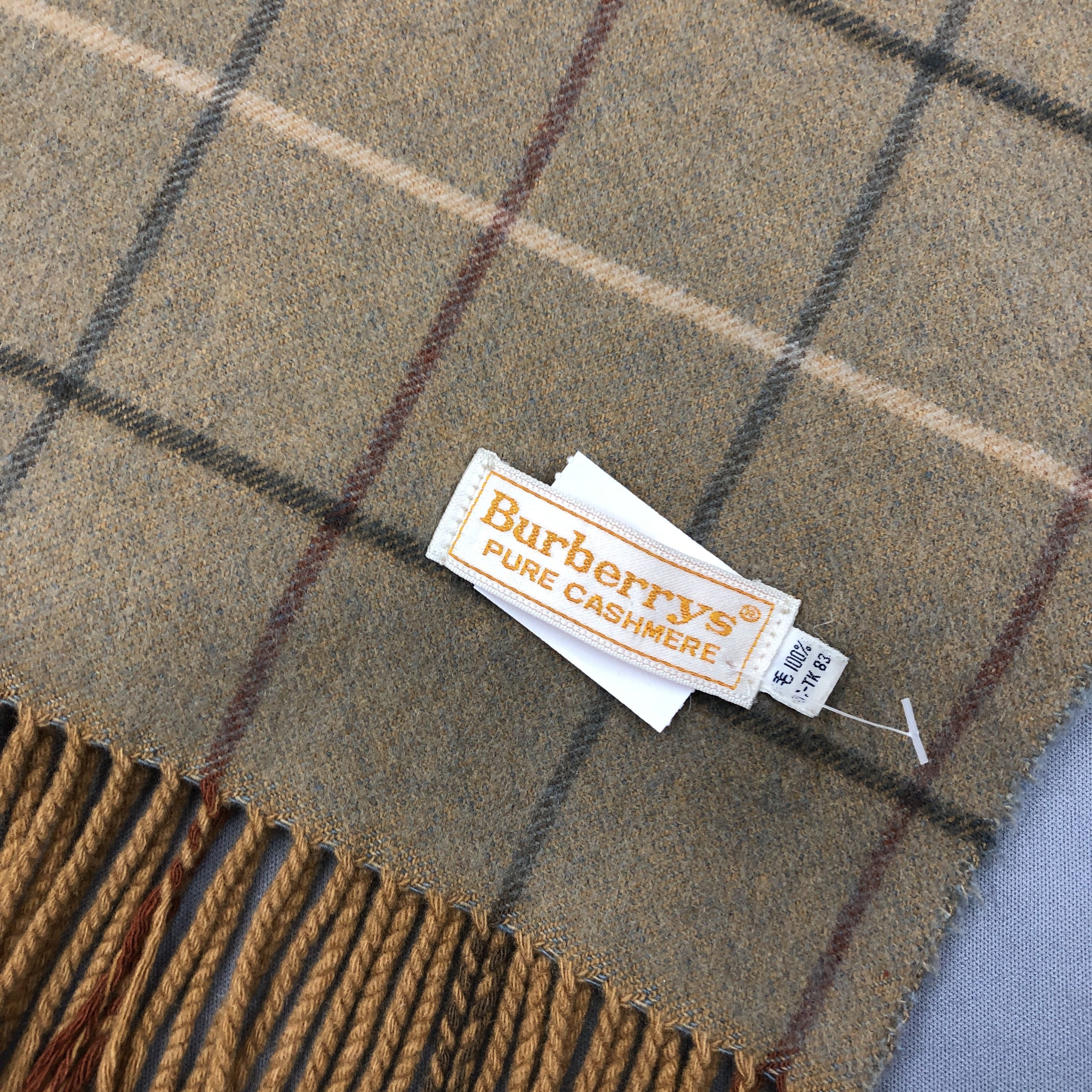 Burberry Vintage Burberry Scarf Muffler Wool Cashmere Winter Scarves Size ONE SIZE - 4 Thumbnail