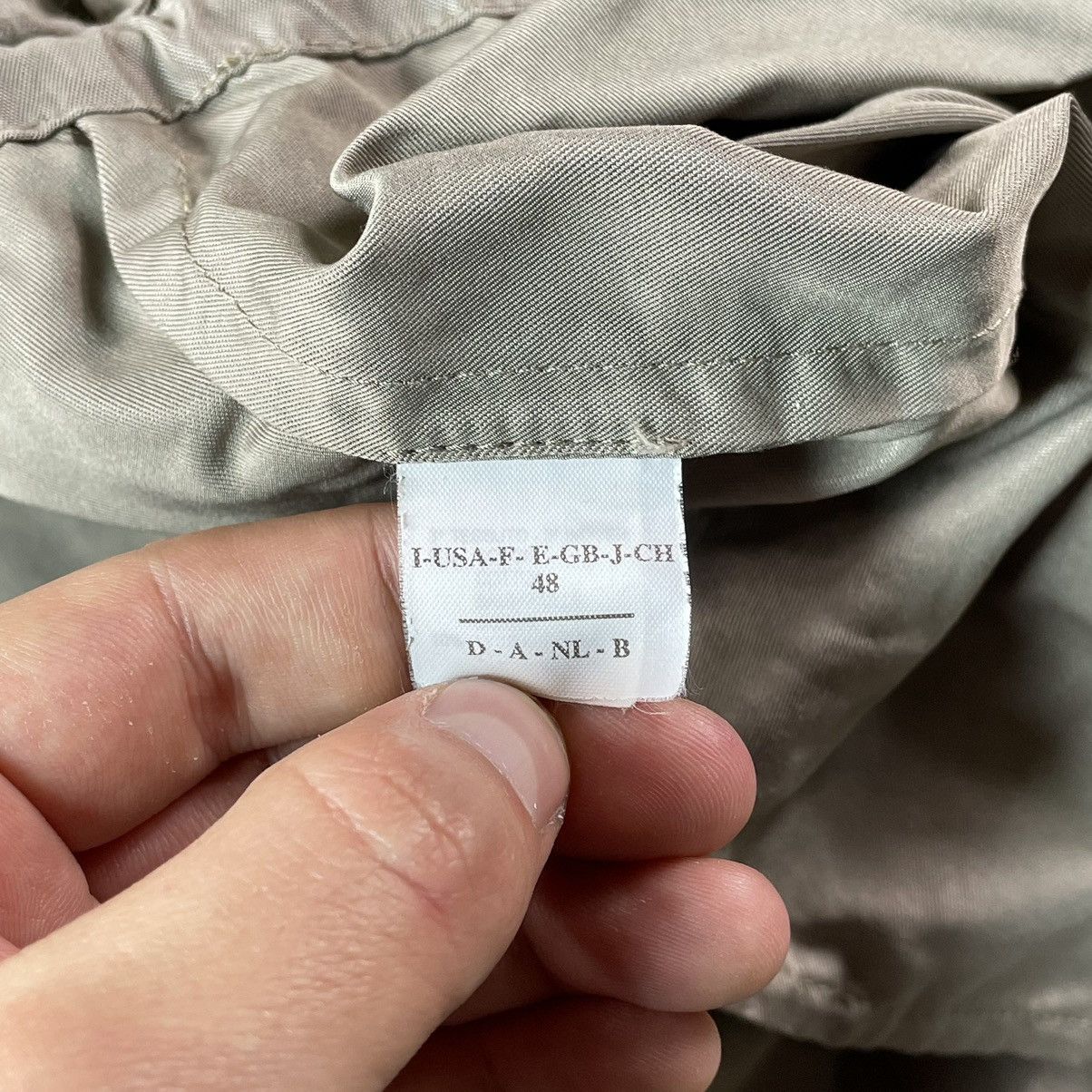 Brunello Cucinelli × Designer Brunello Cucinelli Light Camel Taupe Zip Windbreaker Jacket Size XL / US 12-14 / IT 48-50 - 23 Thumbnail