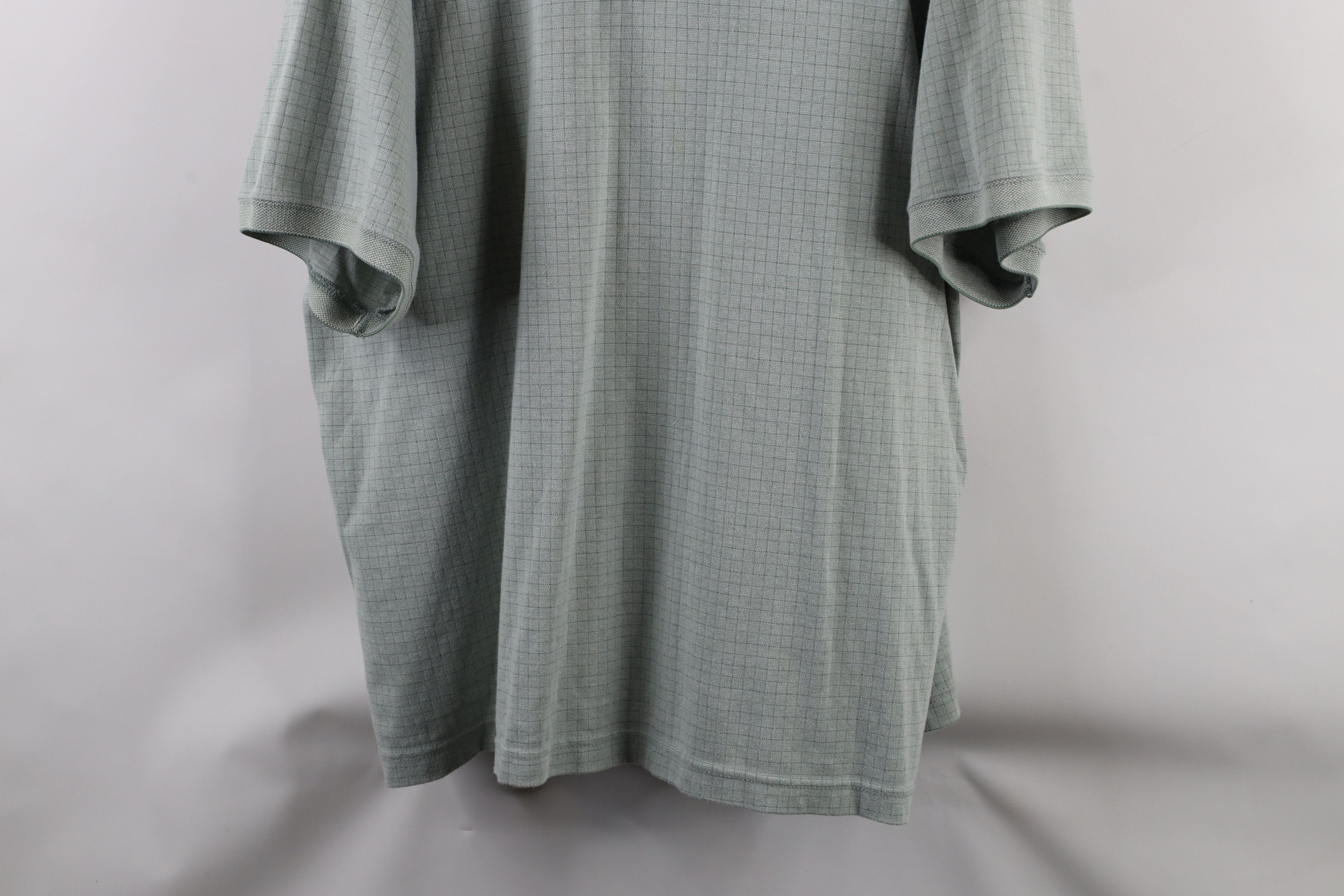Vintage Vintage 90s Streetwear Collared Golf Polo Shirt Green Plaid Size US XXL / EU 58 / 5 - 3 Thumbnail
