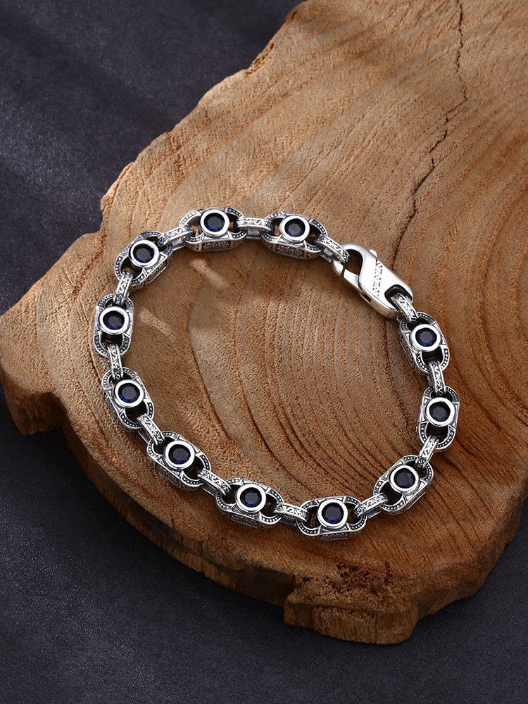 Vintage 20cm Arabesque Zircon Bracelet Size ONE SIZE - 1 Thumbnail