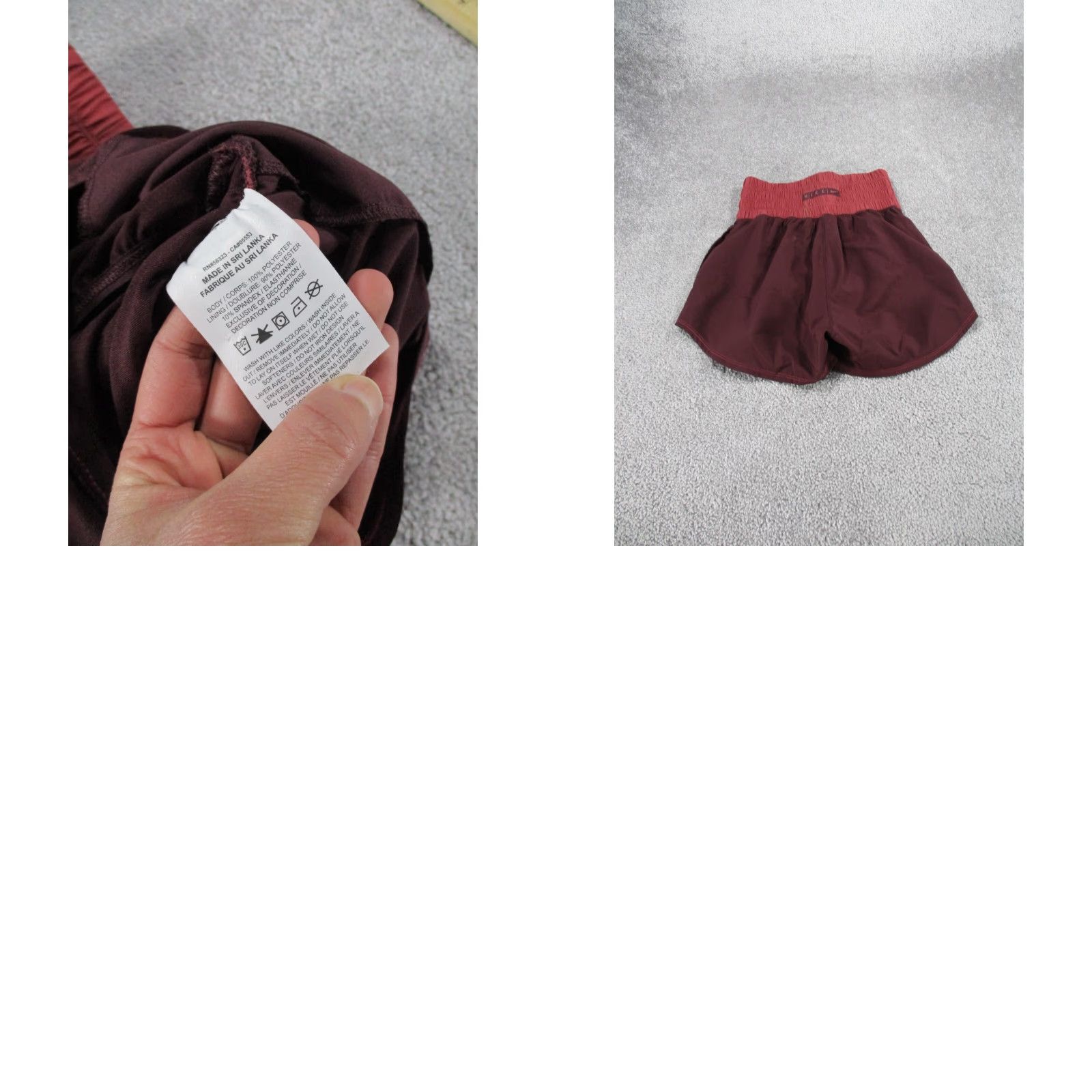 Nike Nike Shorts Women XS Dri-FIT Lightweight Red 2.5" Wide Waistband Athletic Cross Training Gym Running Mens Womens Girls Boys Size 26" / US 2 / IT 38 - 8 Thumbnail