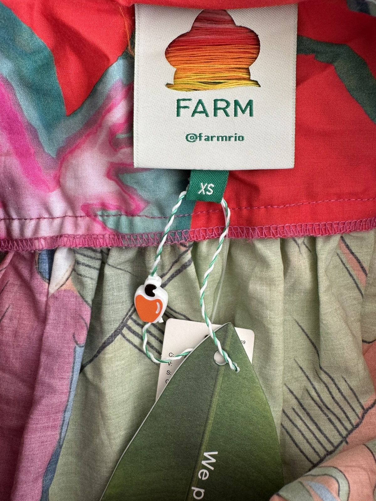 Farm Rio Farm Rio Foliage Mix Cotton Mini Dress, Size XS Size XS / US 0-2 / IT 36-38 - 16 Thumbnail