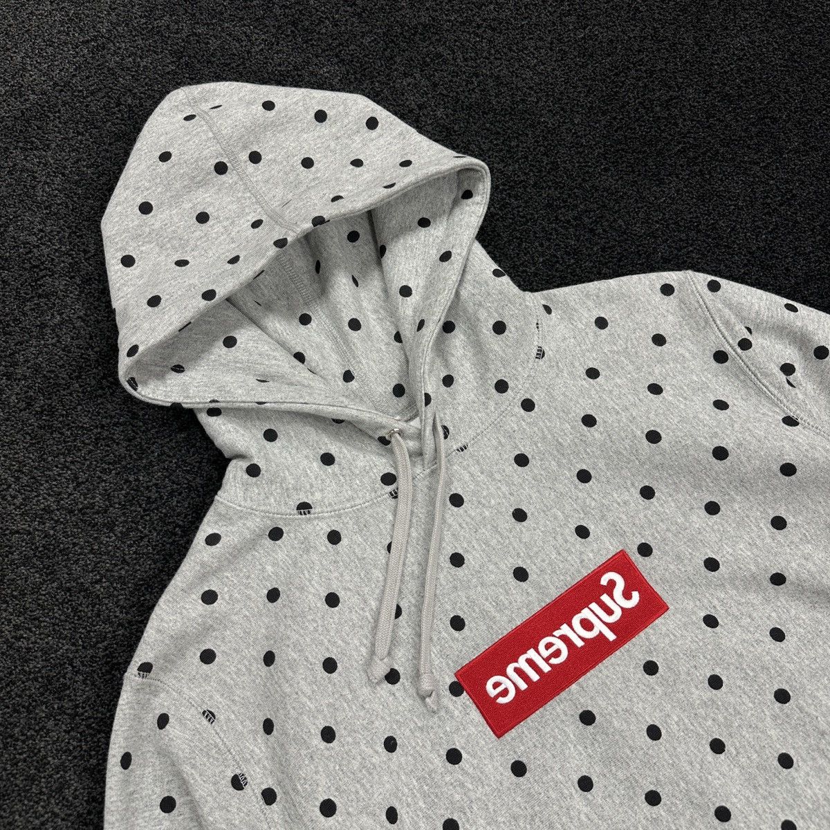 Comme des Garcons × Supreme Supreme CDG Comme Des Garçons SS12 Box Logo Hoodie Grey M Size US M / EU 48-50 / 2 - 2 Thumbnail