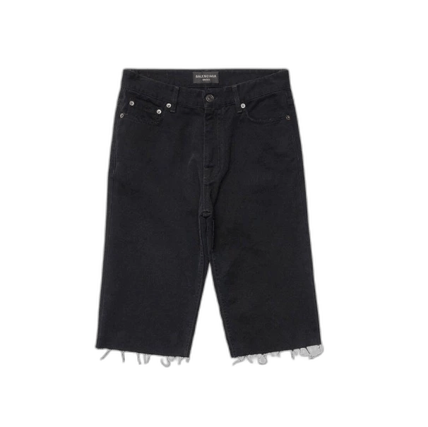 Balenciaga Balenciaga Fringed Denim Shorts Size XL-2506 Size US 42 / EU 58 - 1 Thumbnail