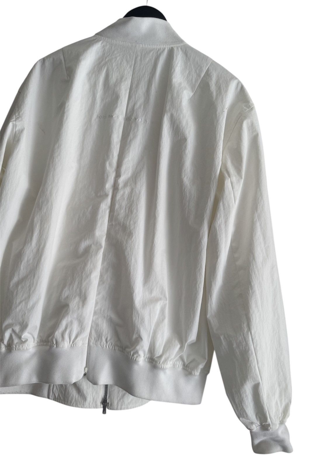 POST ARCHIVE FACTION (PAF) Post Archival Faction PAF White Nylon Zip Up Runway Bomber Size US XL / EU 56 / 4 - 3 Thumbnail