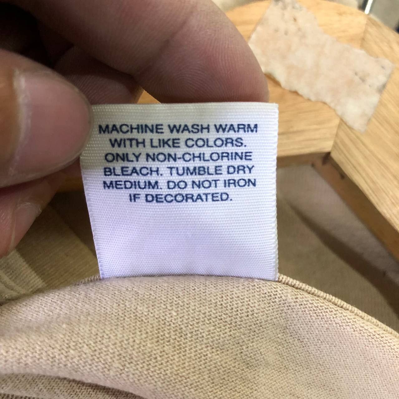 Supreme Supreme 2003 Box Logo tan tee Size US M / EU 48-50 / 2 - 5 Thumbnail