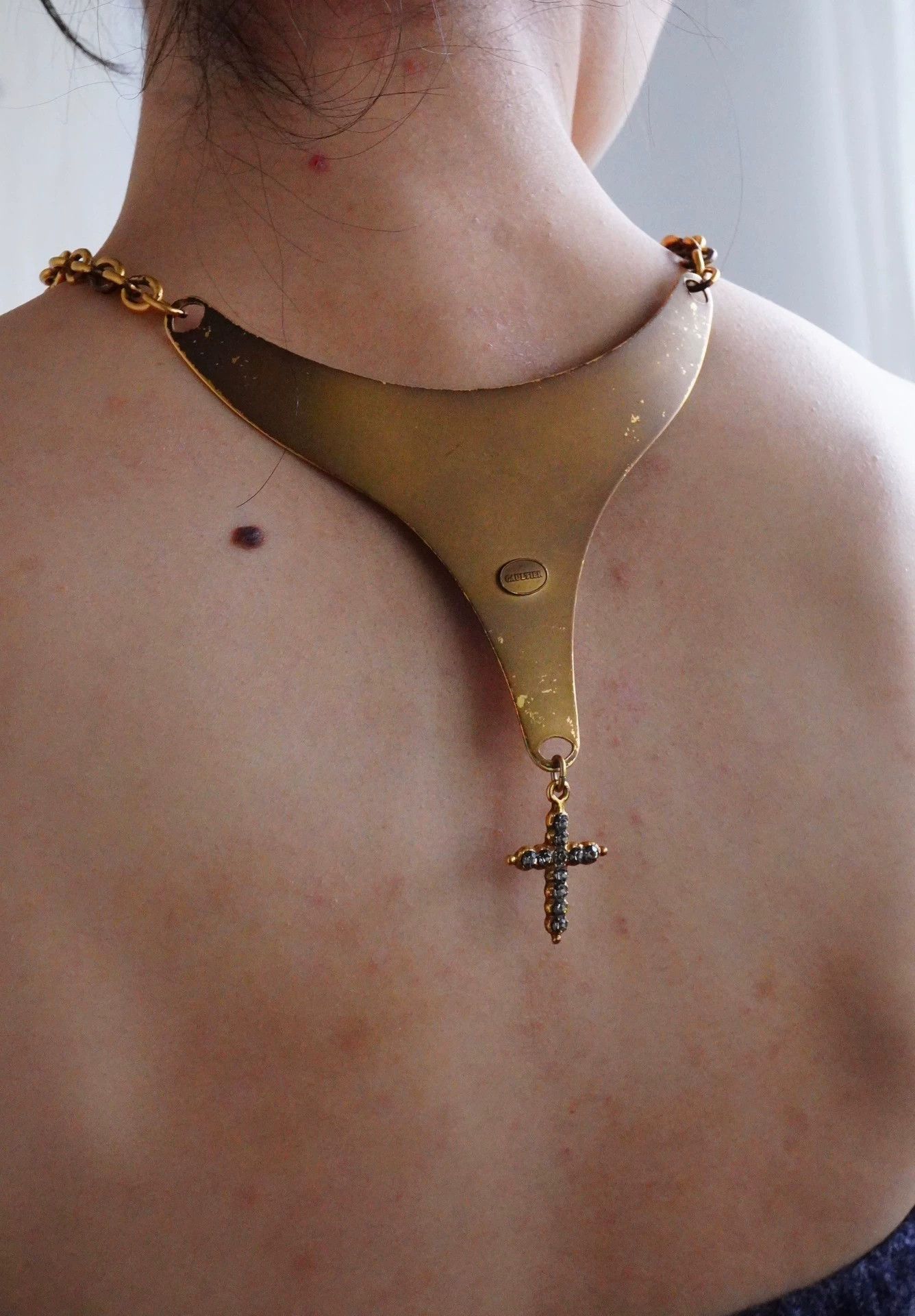 Jean Paul Gaultier JeanPaulGaultier 90s Bronze Collar Necklace (Rare) Size ONE SIZE - 4 Thumbnail