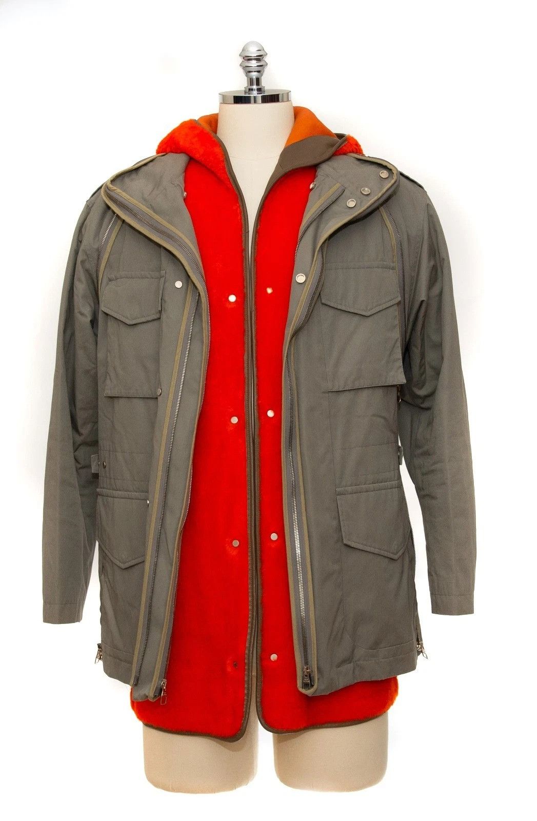Louis Vuitton Louis Vuitton Parka with zipper and hood Size 50 Size US M / EU 48-50 / 2 - 1 Thumbnail