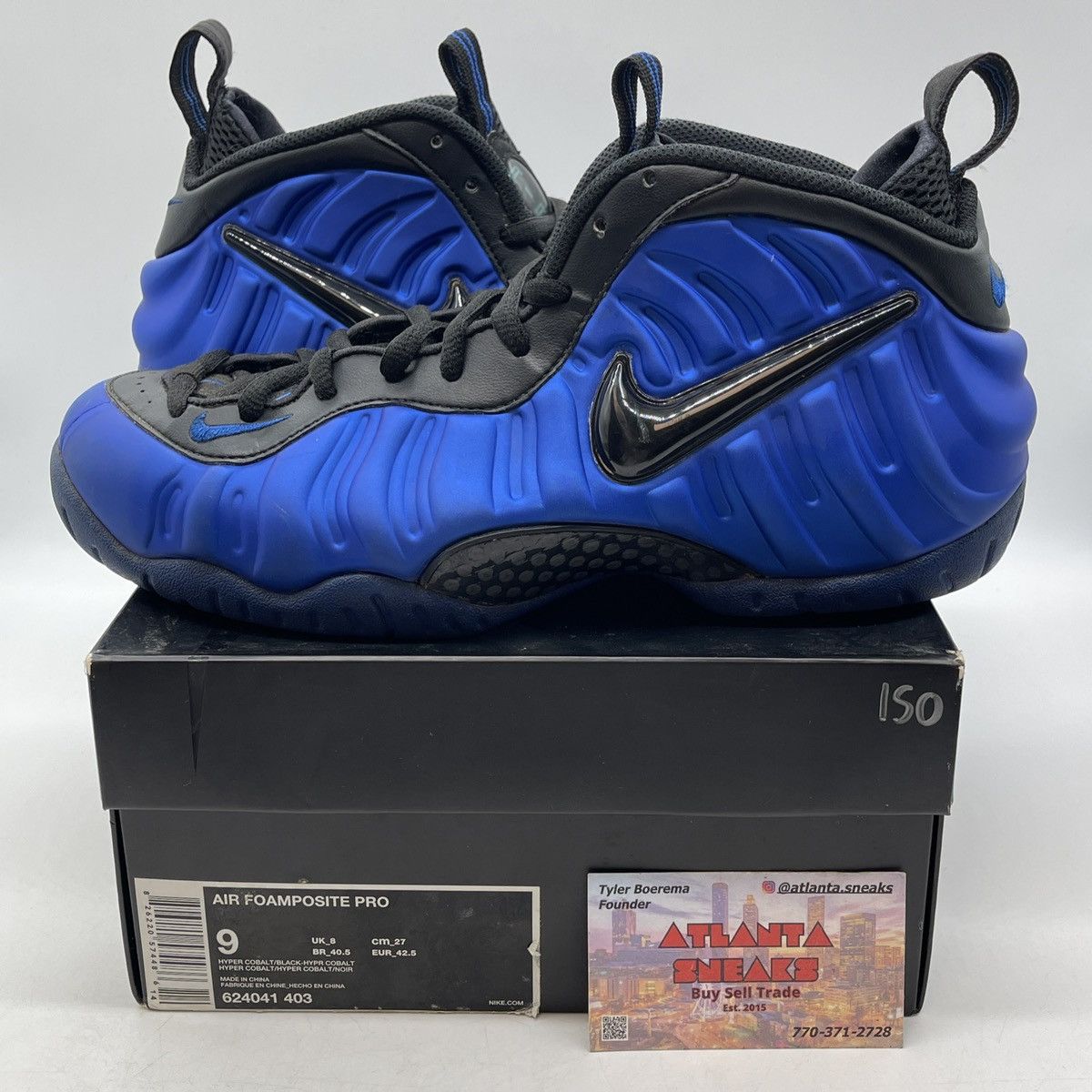 Nike Air foamposite pro hyper cobalt Size US 9 / EU 42 - 1 Thumbnail