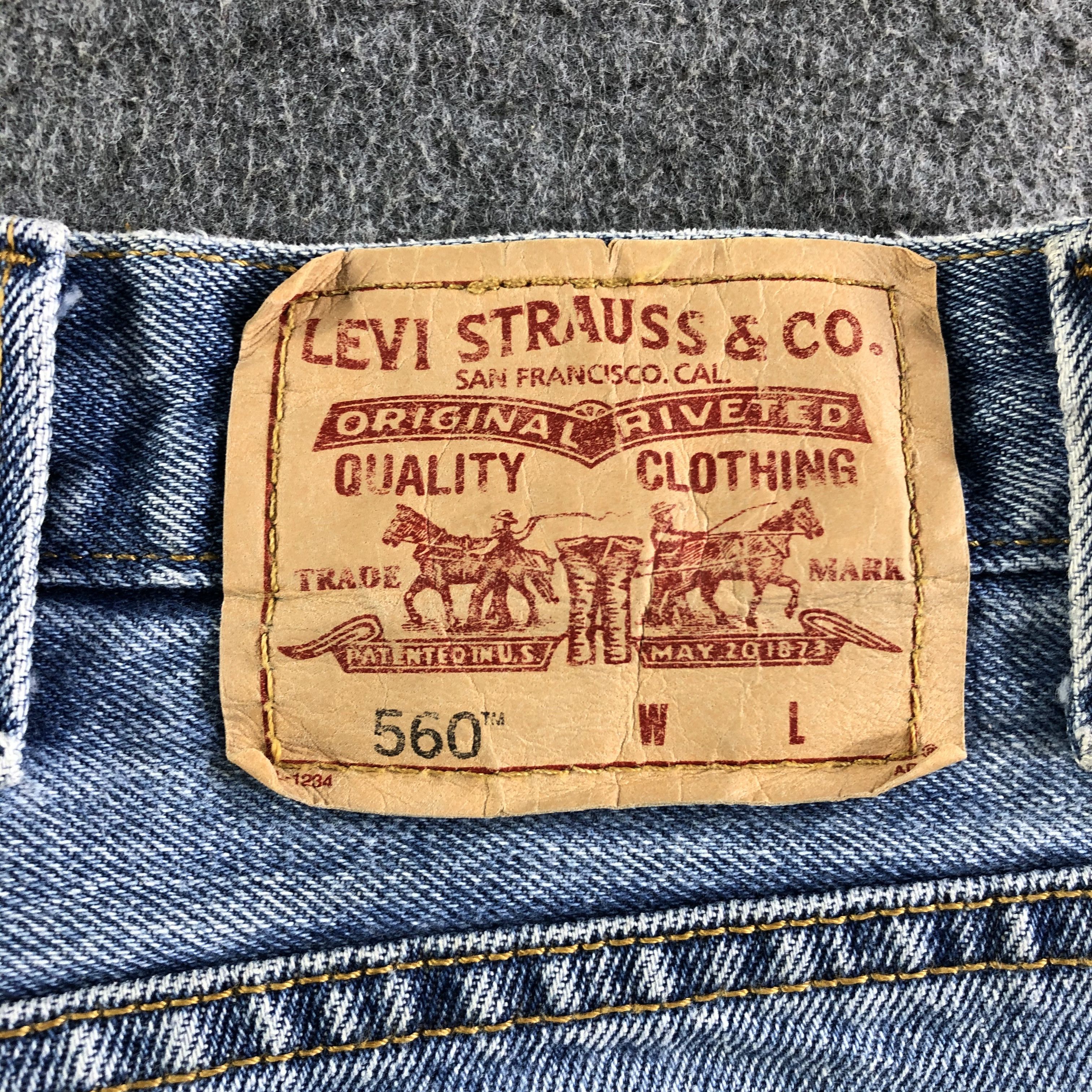 Levi's Vintage Blue Wash Levis 560 Jeans-J4338 Size US 44 / EU 60 - 5 Thumbnail