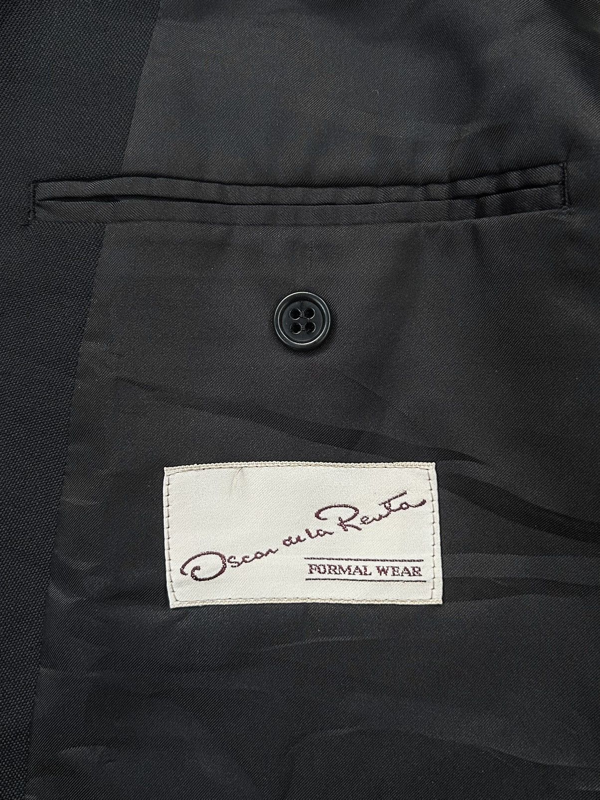 Oscar De La Renta Oscar de la Renta Tuxedo Jacket Size 44S - 3 Thumbnail