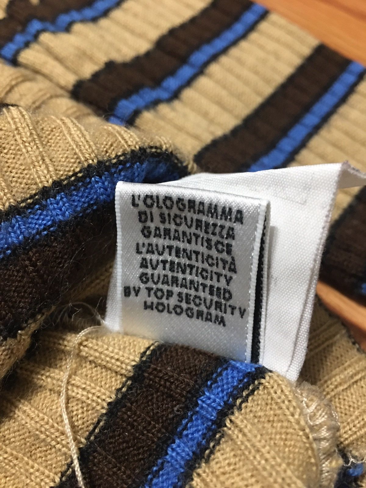 Dolce & Gabbana Dolce & Gabbana Wool Blend Striped Womens Sweater Size S / US 4 / IT 40 - 15 Thumbnail