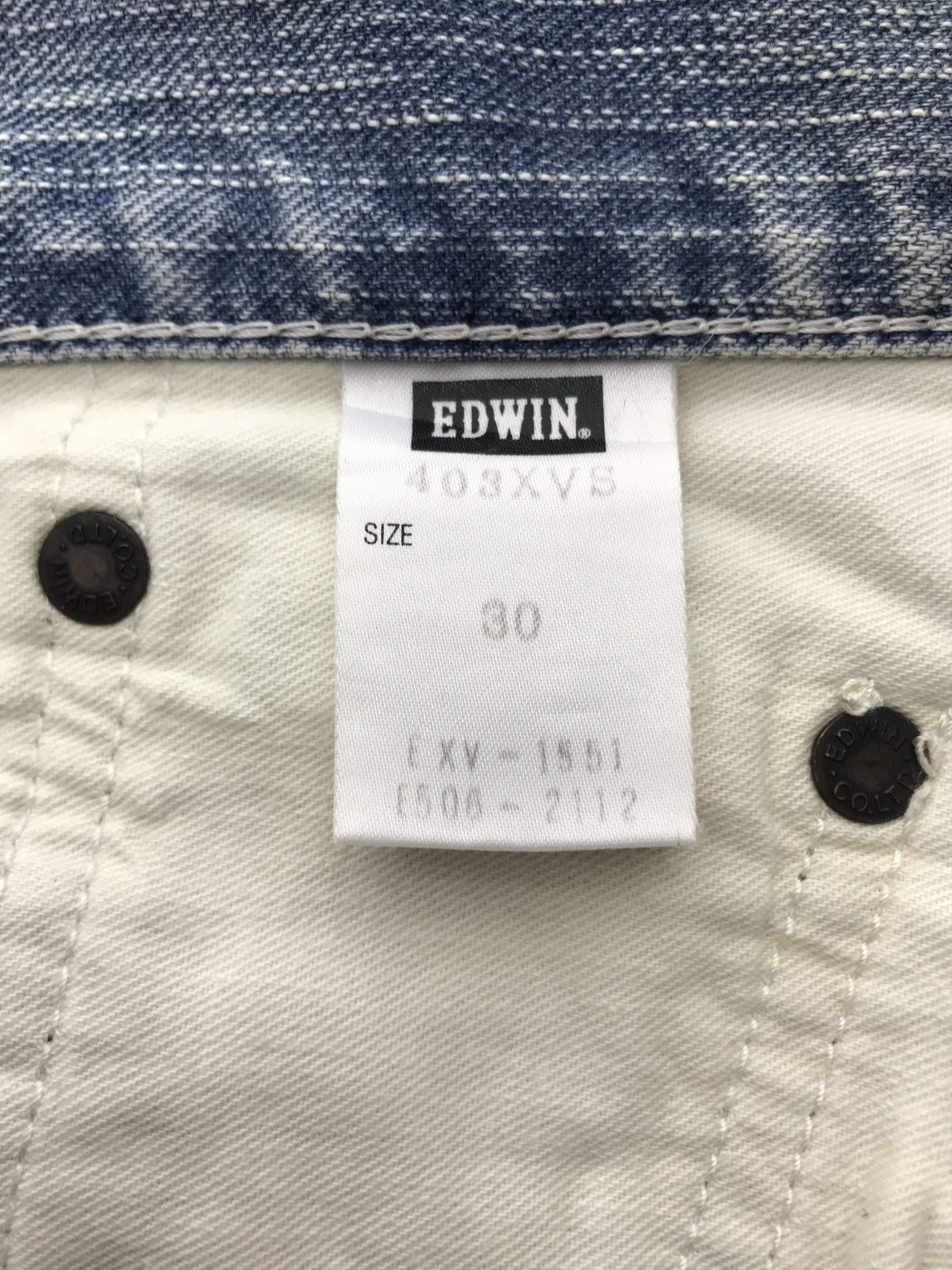 Edwin Vintage Edwin 403XVS Faded Blue Jeans Size US 31 - 10 Thumbnail