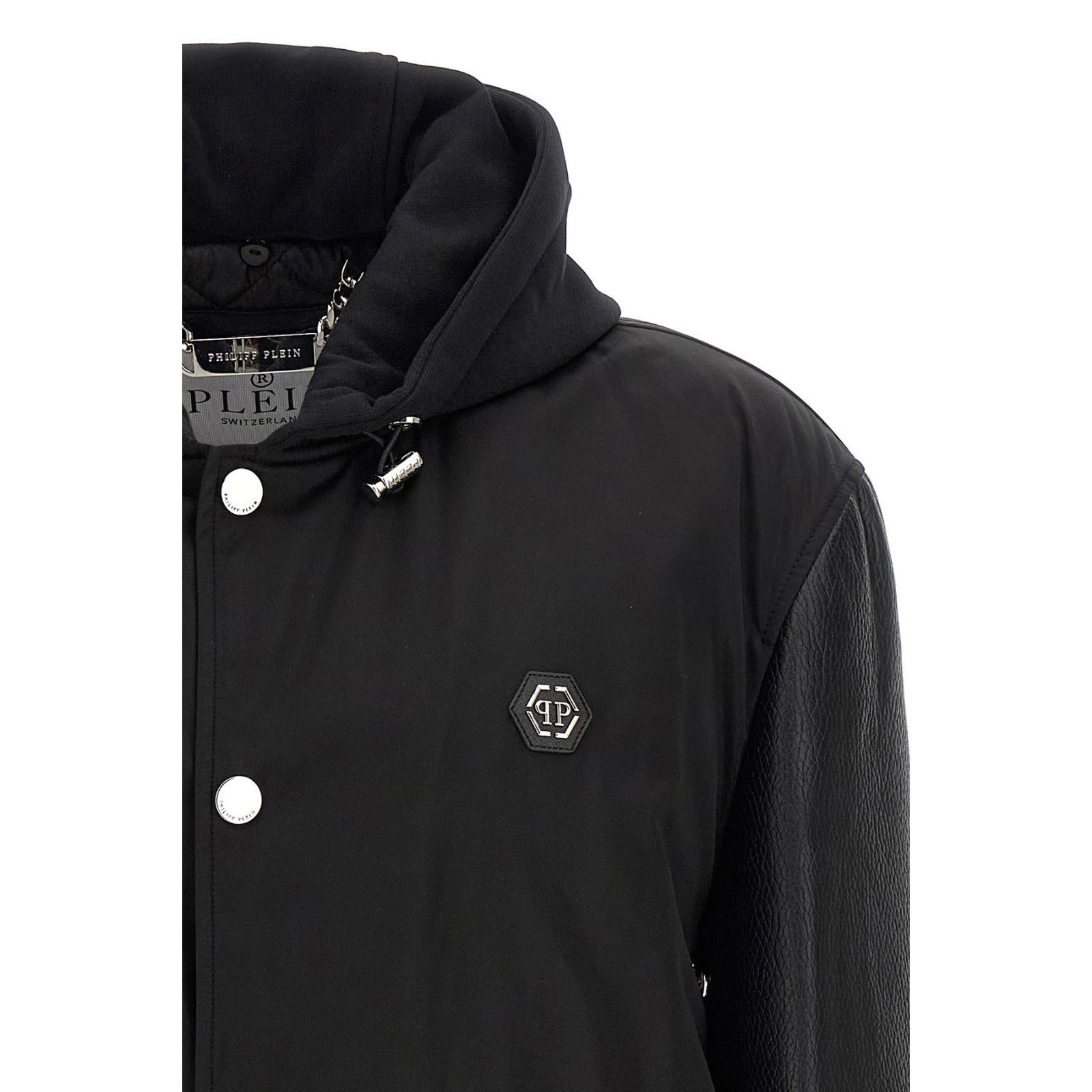 Philipp Plein PHILIPP PLEIN Black Bomber Jacket New & Authentic (Men's siz Size US L / EU 52-54 / 3 - 3 Thumbnail