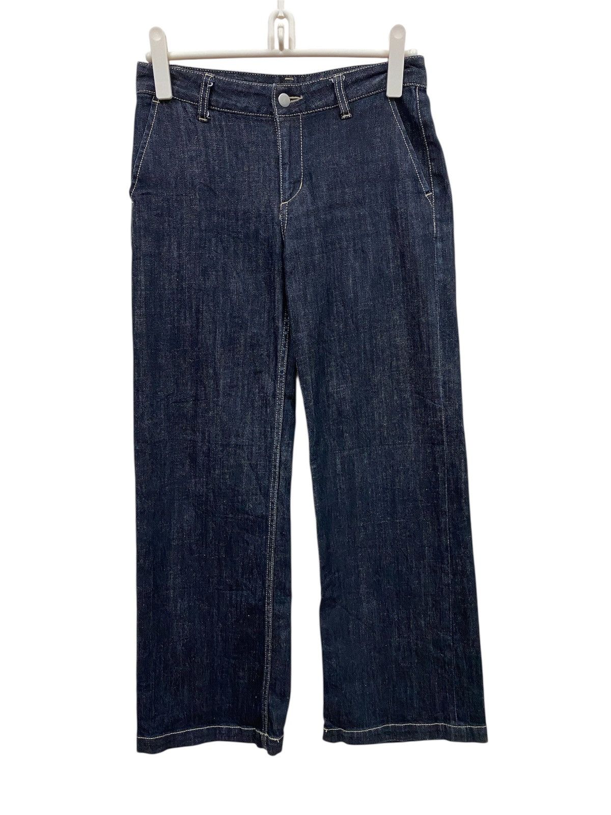 Muji Muji Loose/Baggy cutting jeans blue black size 29 Size 29" - 1 Thumbnail