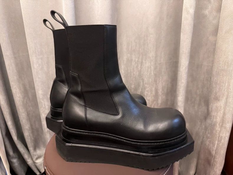 Rick Owens Rick Owens Black High-Top Chelsea Boots-dmc Size US 9 / EU 42 - 1 Thumbnail