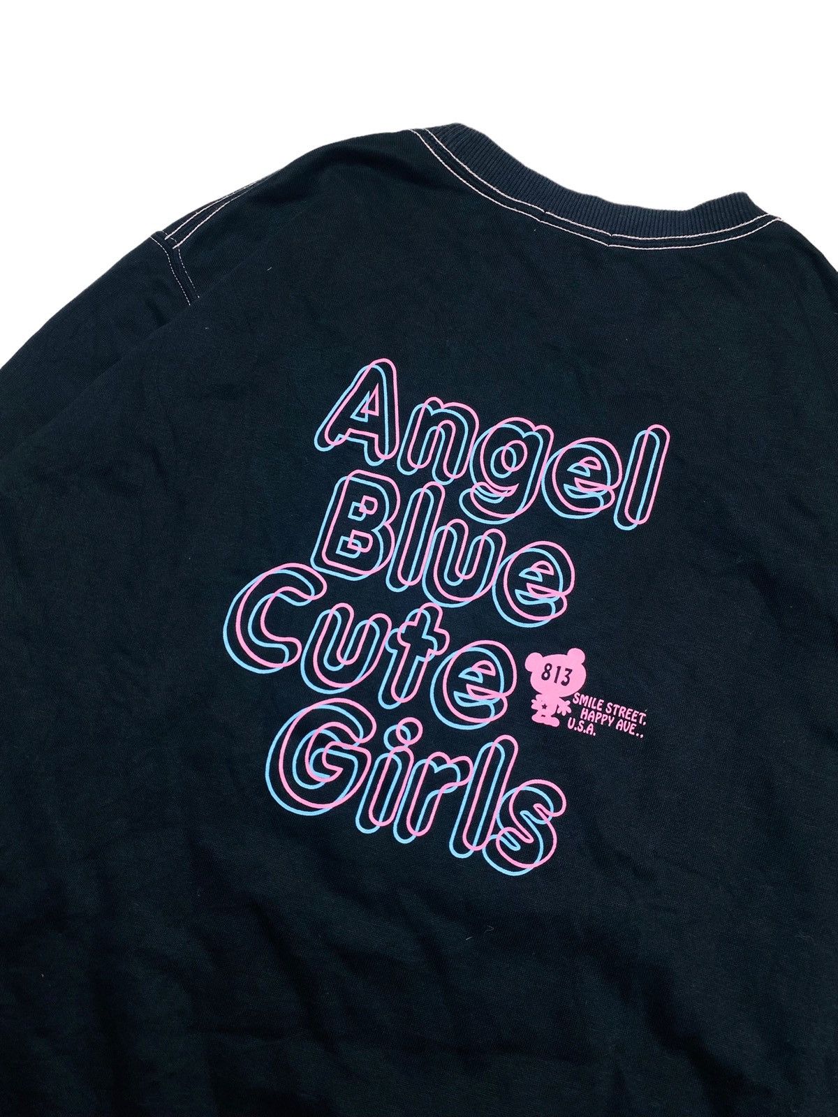 Angel Blue 2000s Angel Blue - Angel Smile Oversized Creweneck Size US L / EU 52-54 / 3 - 4 Thumbnail