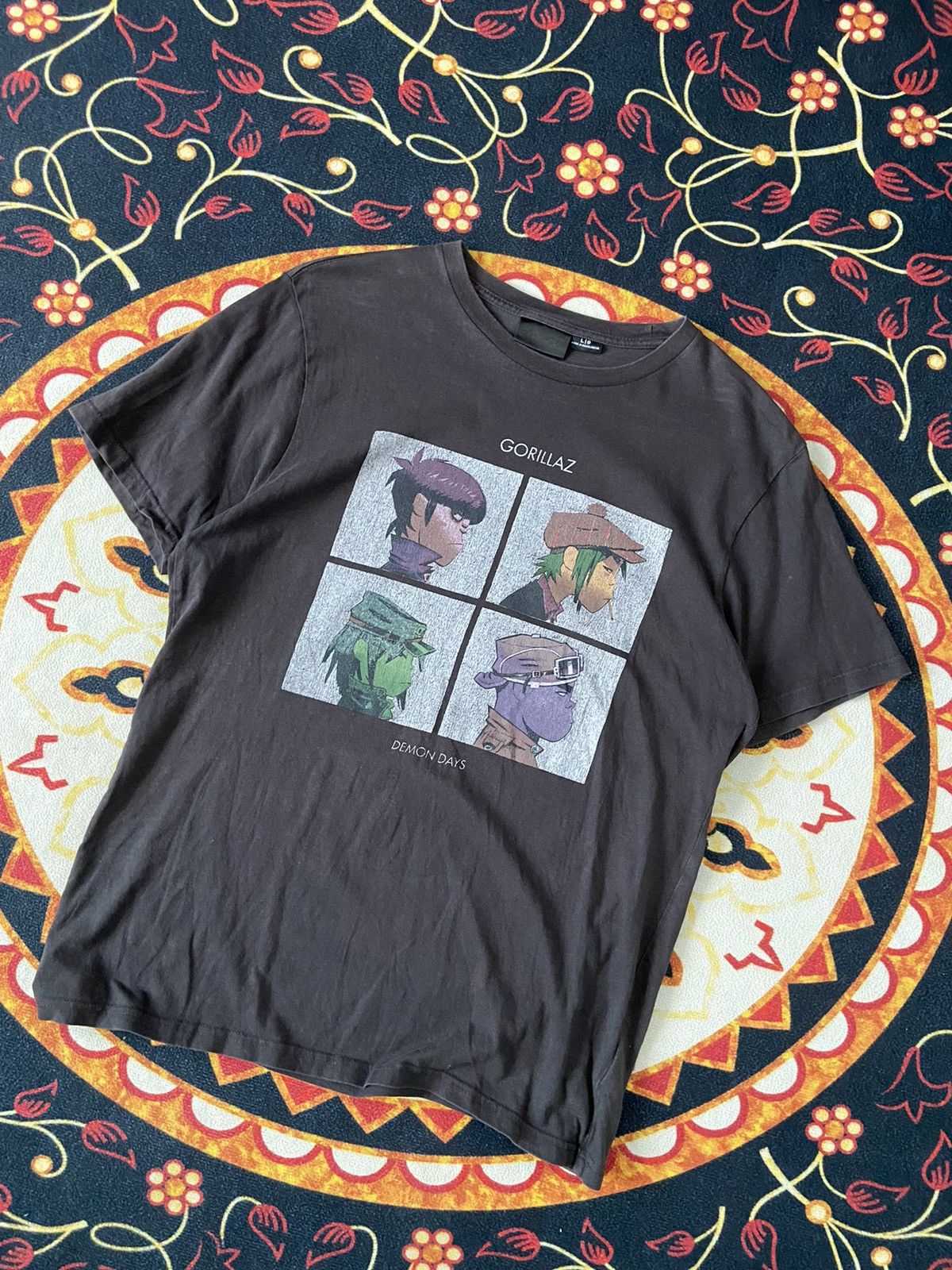 Band Tees GORILLAZ PHOTO TEE Size US L / EU 52-54 / 3 - 2 Thumbnail