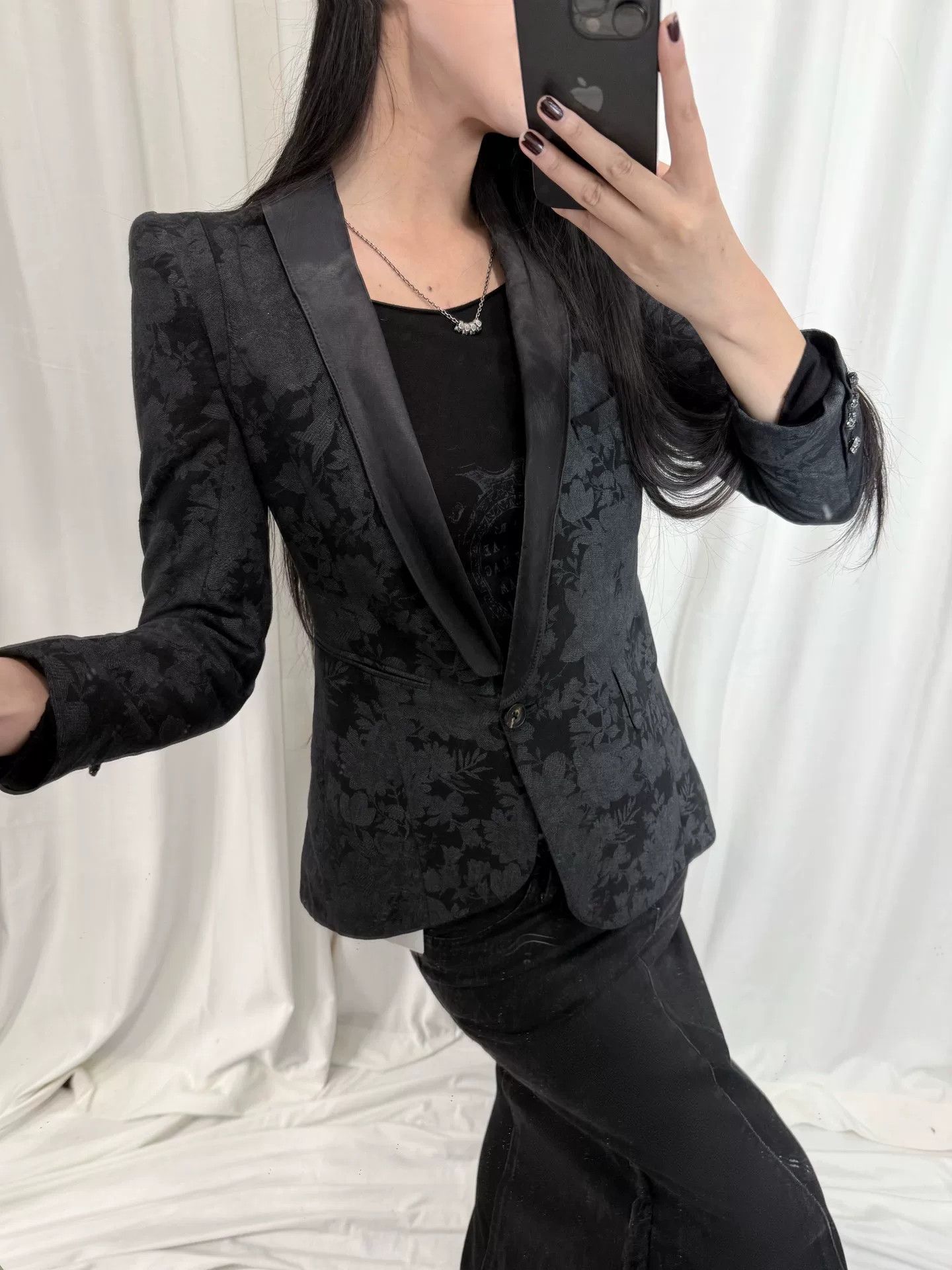 If Six Was Nine Ifsixwasnine Floral Print Blazer Size XS / US 0-2 / IT 36-38 - 1 Thumbnail