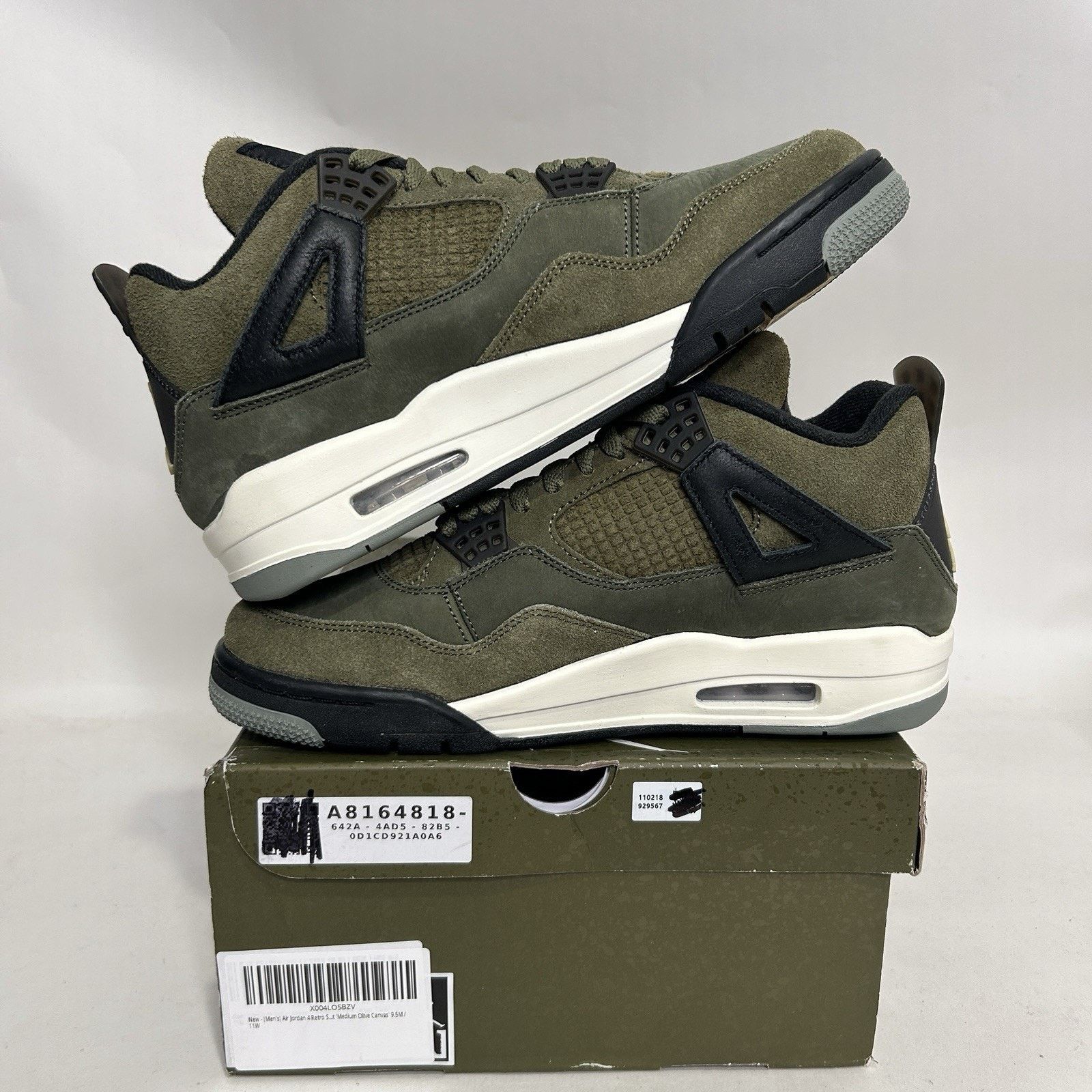 Jordan Brand Nike Air Jordan 4 Retro SE Craft “Olive” FB9927-200 Size US 9.5 / EU 42-43 - 3 Thumbnail