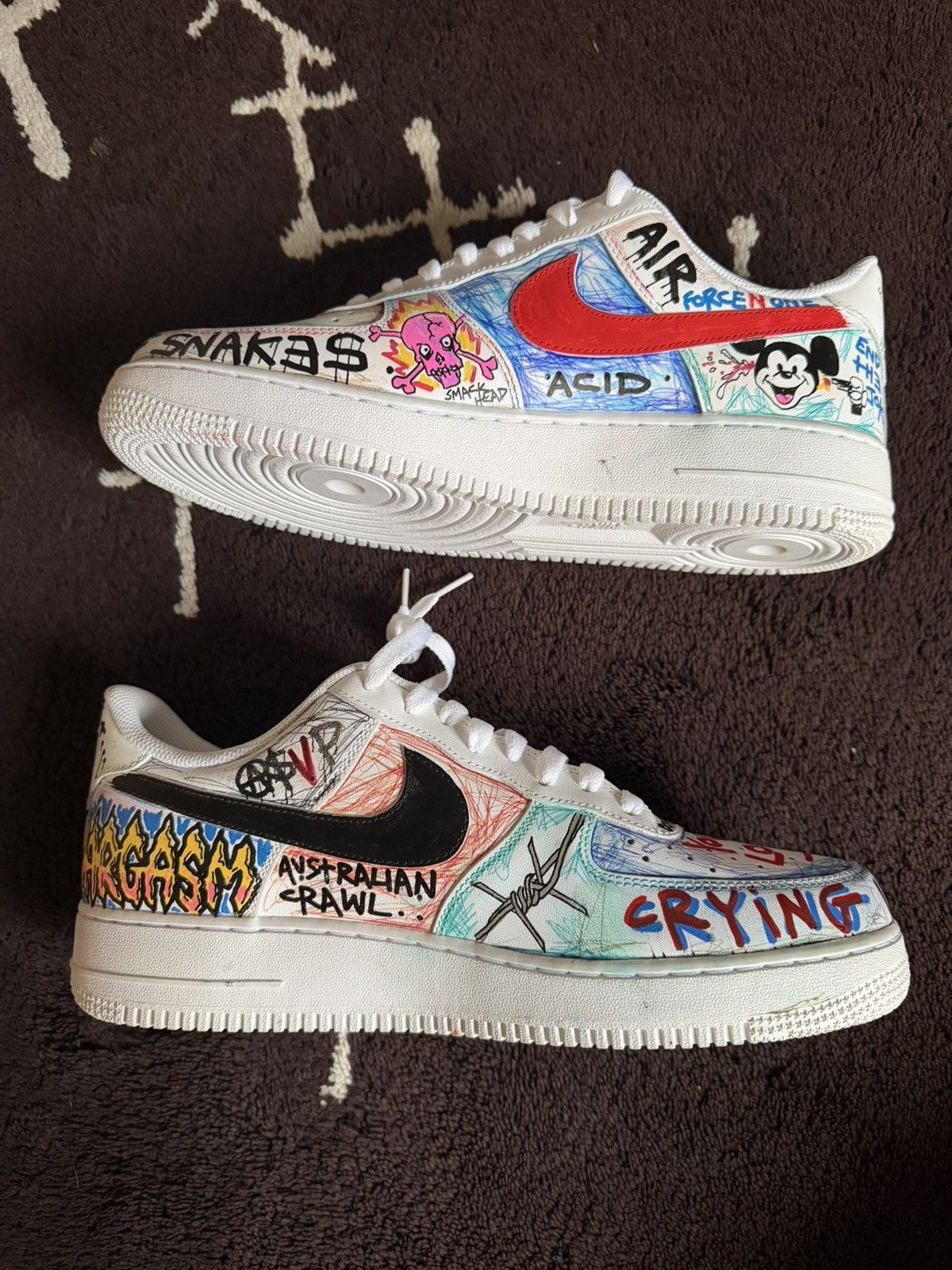 Vlone Vlone Himumimdead AF1 Size US 11.5 / EU 44-45 - 2 Thumbnail