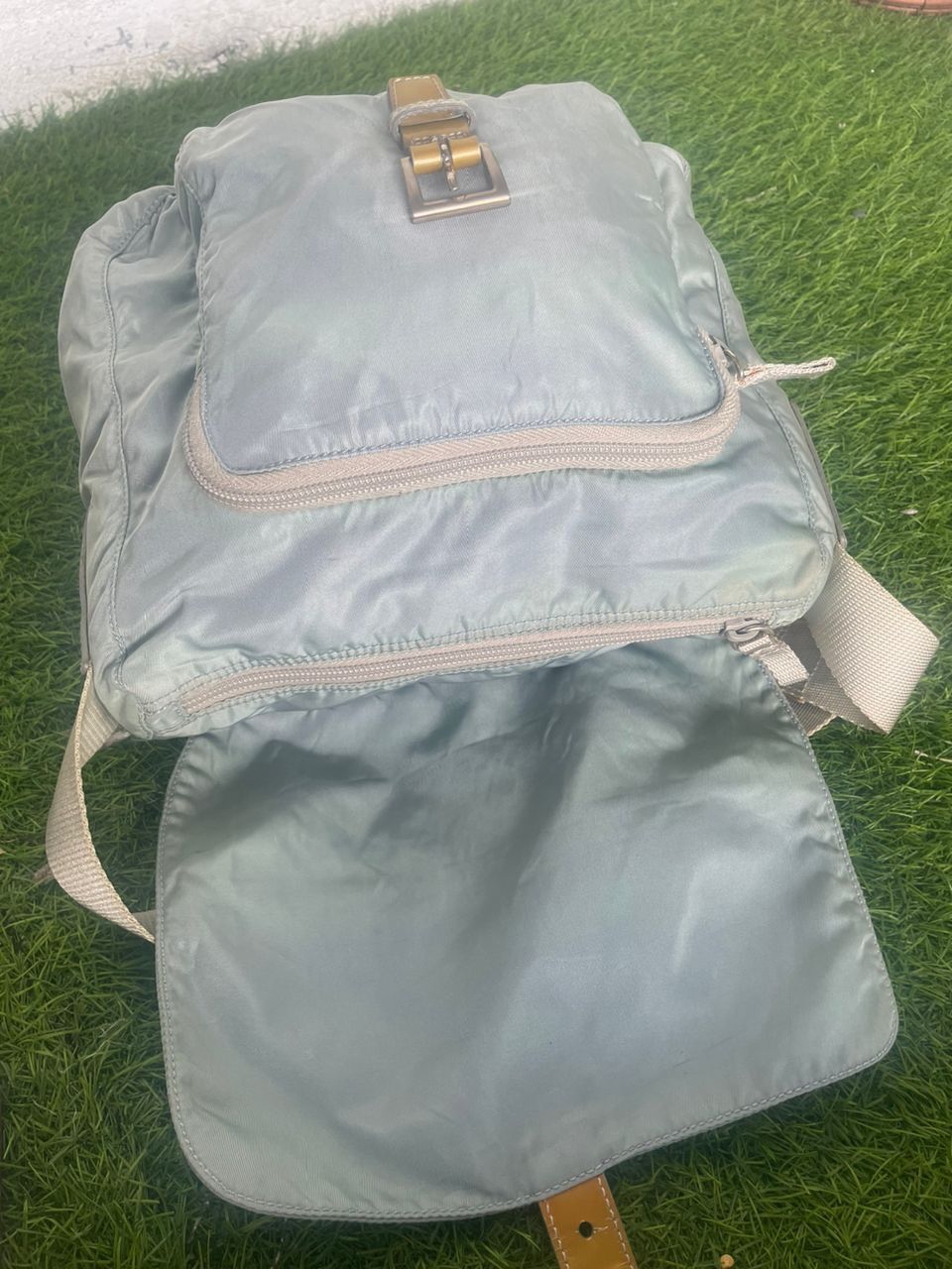Prada Authentic Prada Tessuto Nyalon Crossbody Bag Size ONE SIZE - 3 Thumbnail