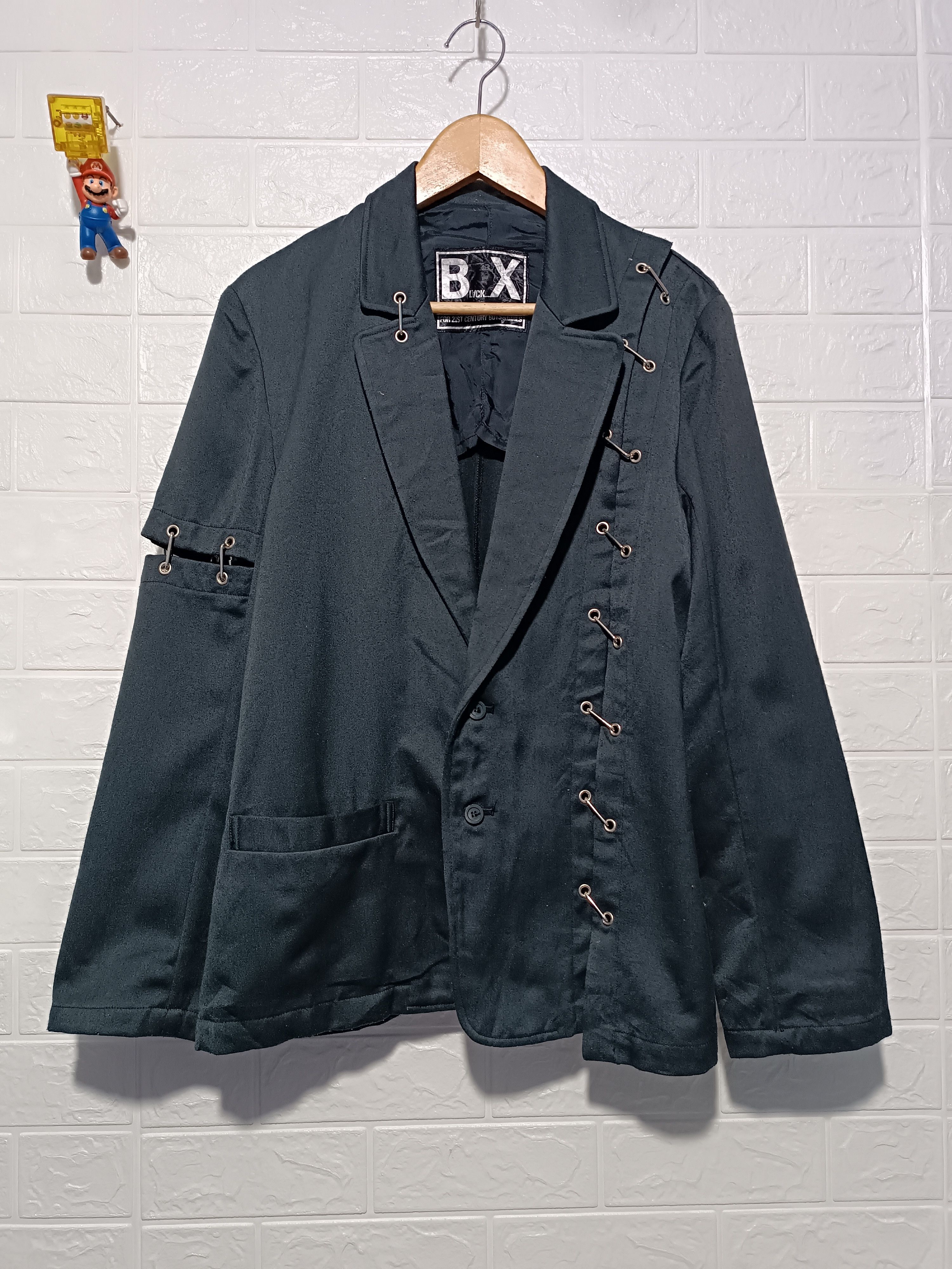 Japanese Brand Vintage Mad Punk Seditionaries Blazer Jacket Size US M / EU 48-50 / 2 - 1 Thumbnail