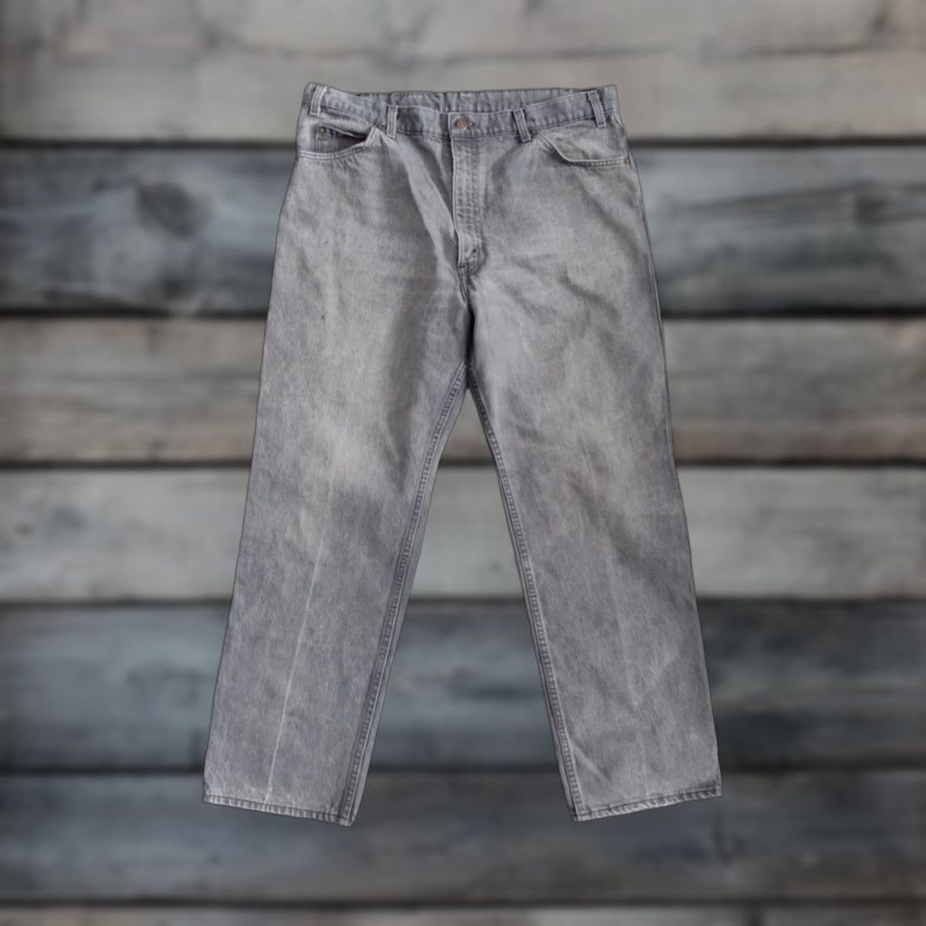 Levi's VINTAGE Levi's Two Horse Brand Gray Jeans Men's 40x30 Straight Classic Denim USA Size US 40 / EU 56 - 1 Thumbnail
