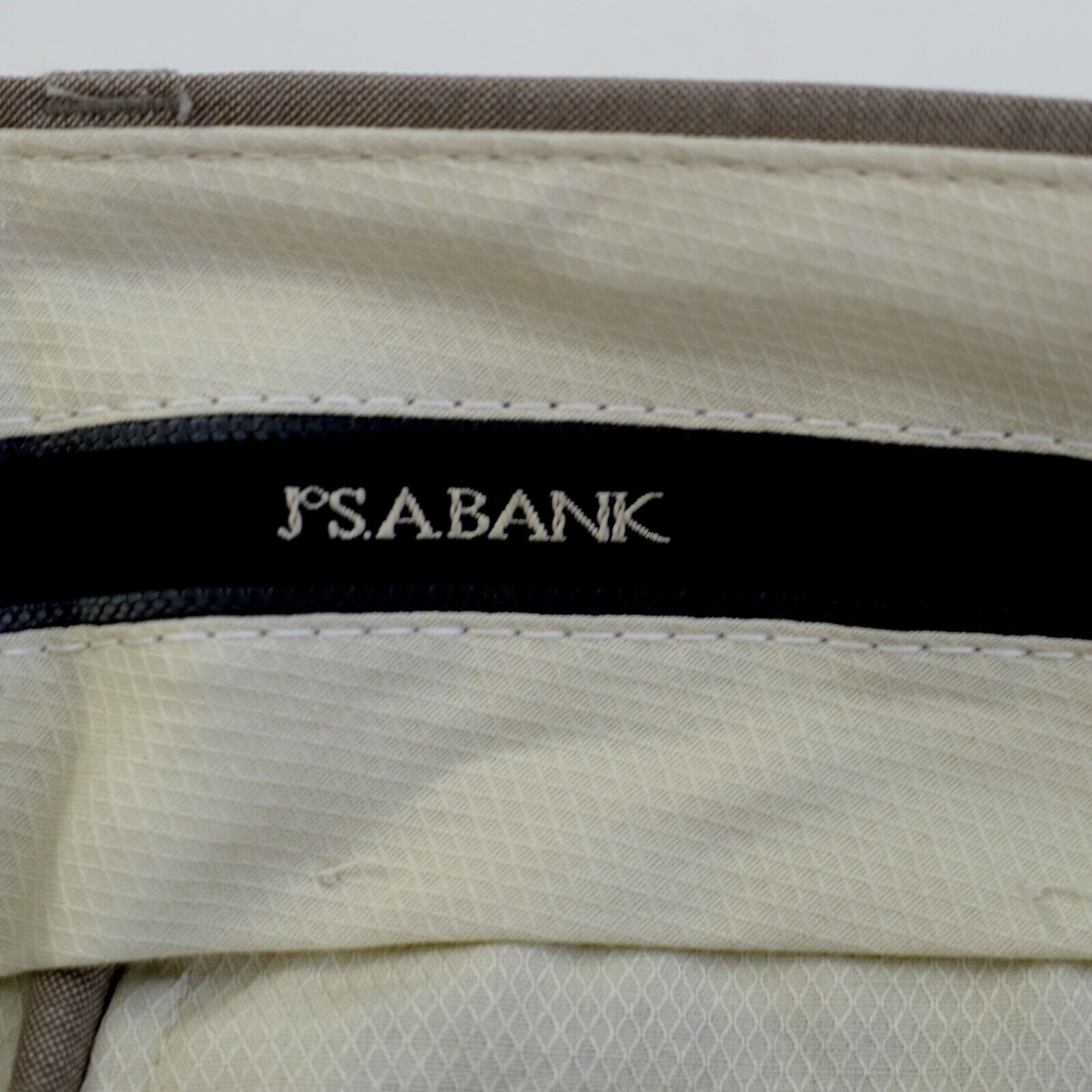 Jos. A. Bank Jos A Bank Tailored Fit Signature Wool Tan 34/32 Dress Pants Size 34R - 7 Thumbnail