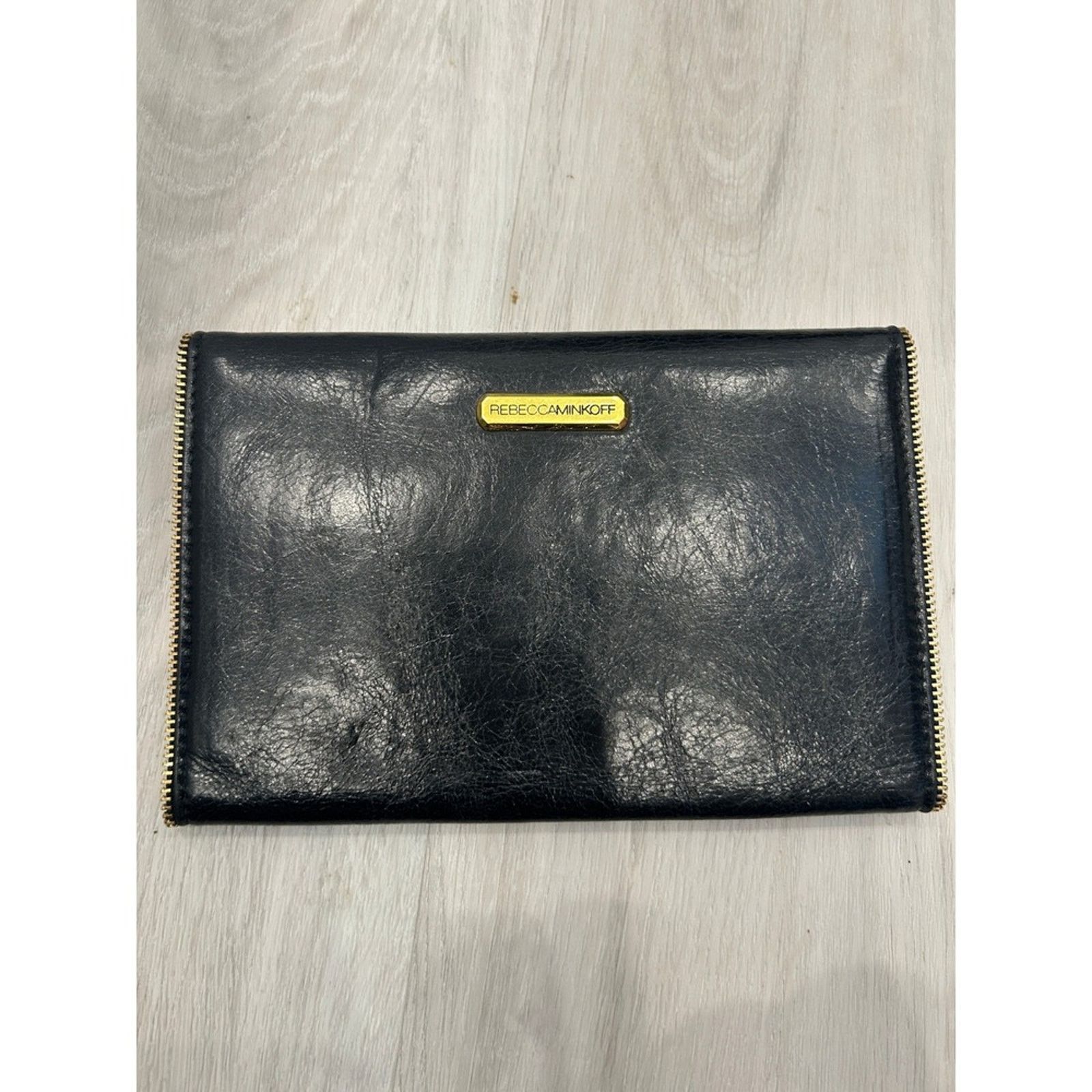 Rebecca Minkoff Rebecca Minkoff Black Leather Zip Around Wallet Organizer Size ONE SIZE - 2 Thumbnail