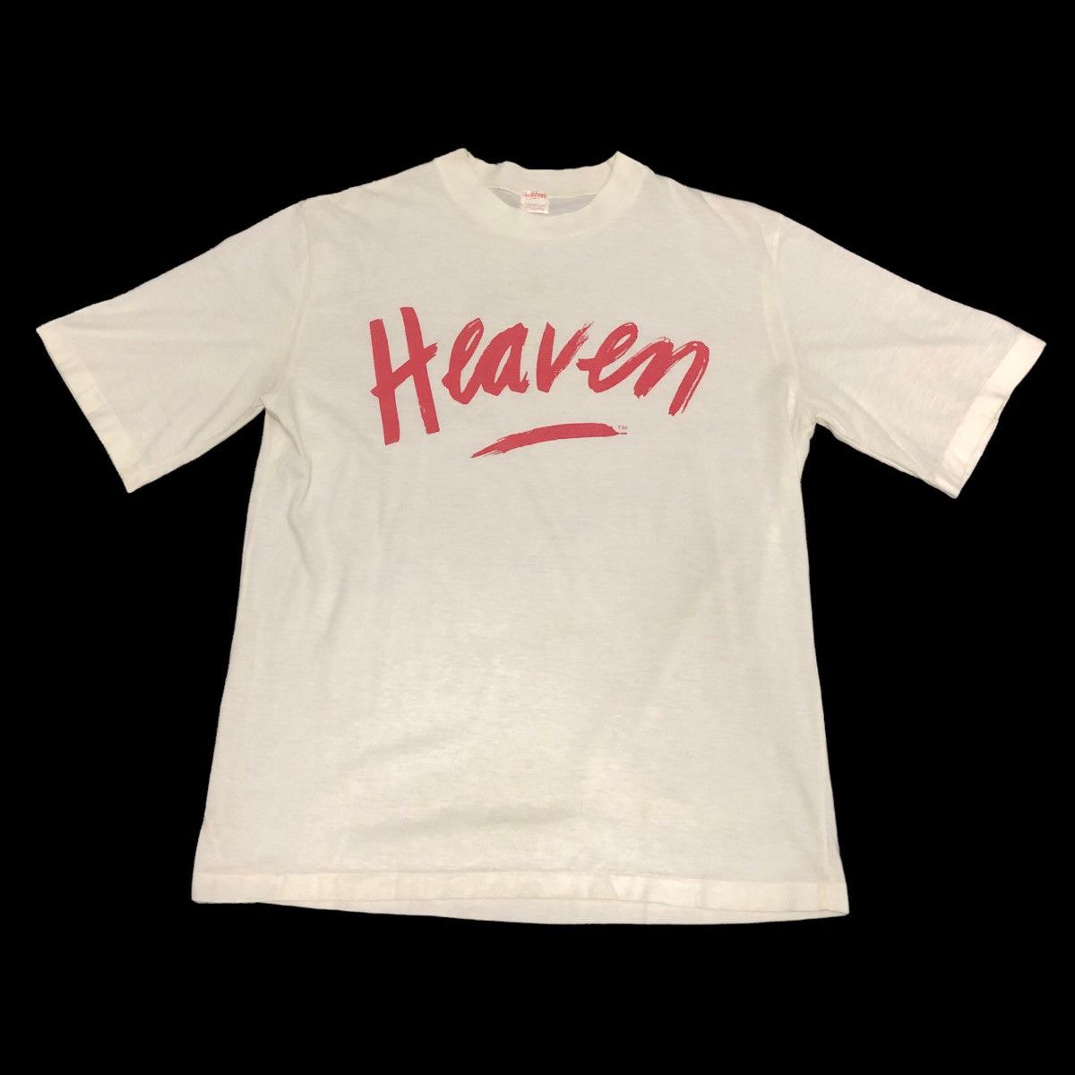 Vintage Original Vtg 80s Heaven Century City Pop Culture Ref. Tshirt Size US S / EU 44-46 / 1 - 2 Thumbnail