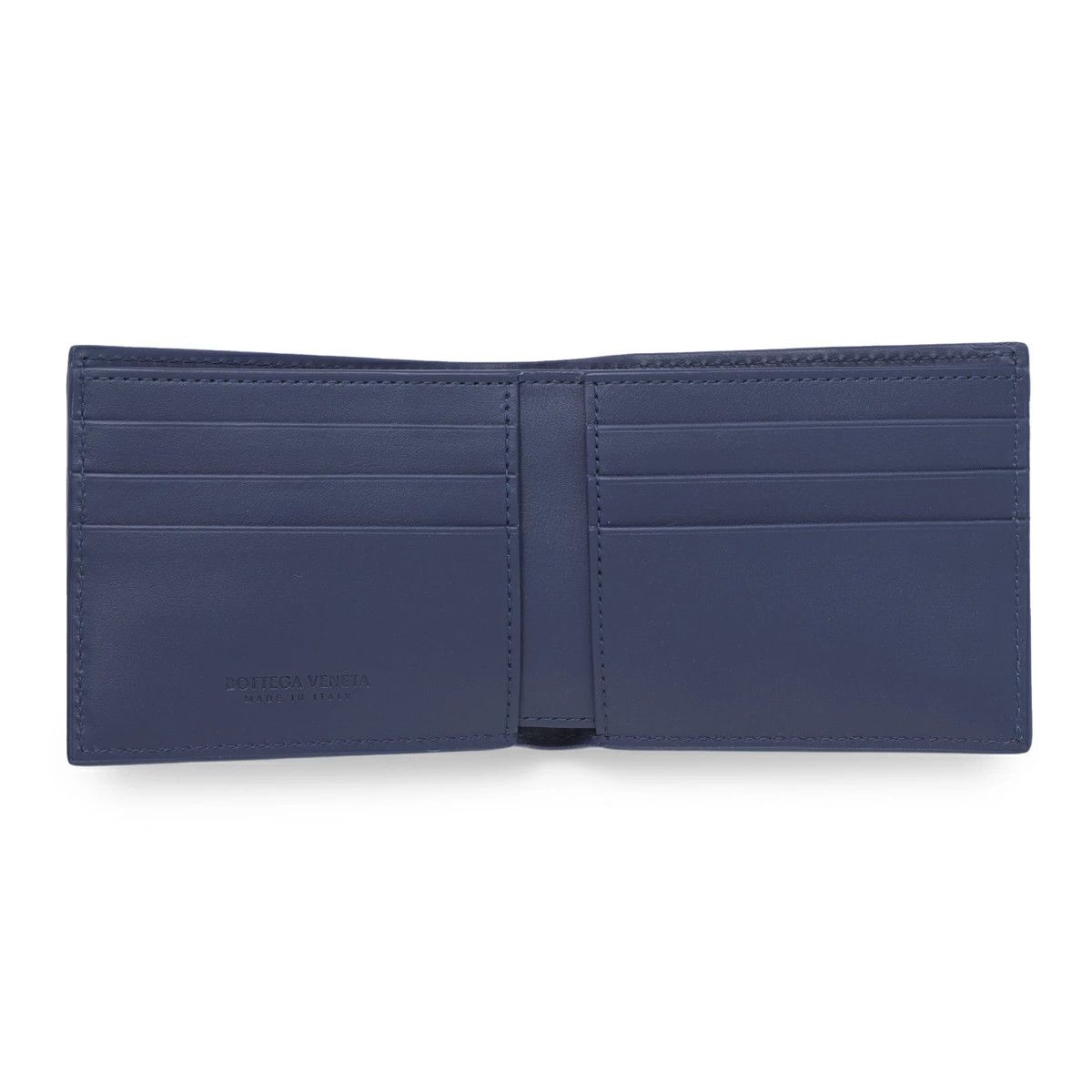Bottega Veneta o1bcso1str0824 Size : OS / Cassette Bi-Fold Wallet in Blue Size ONE SIZE - 3 Thumbnail