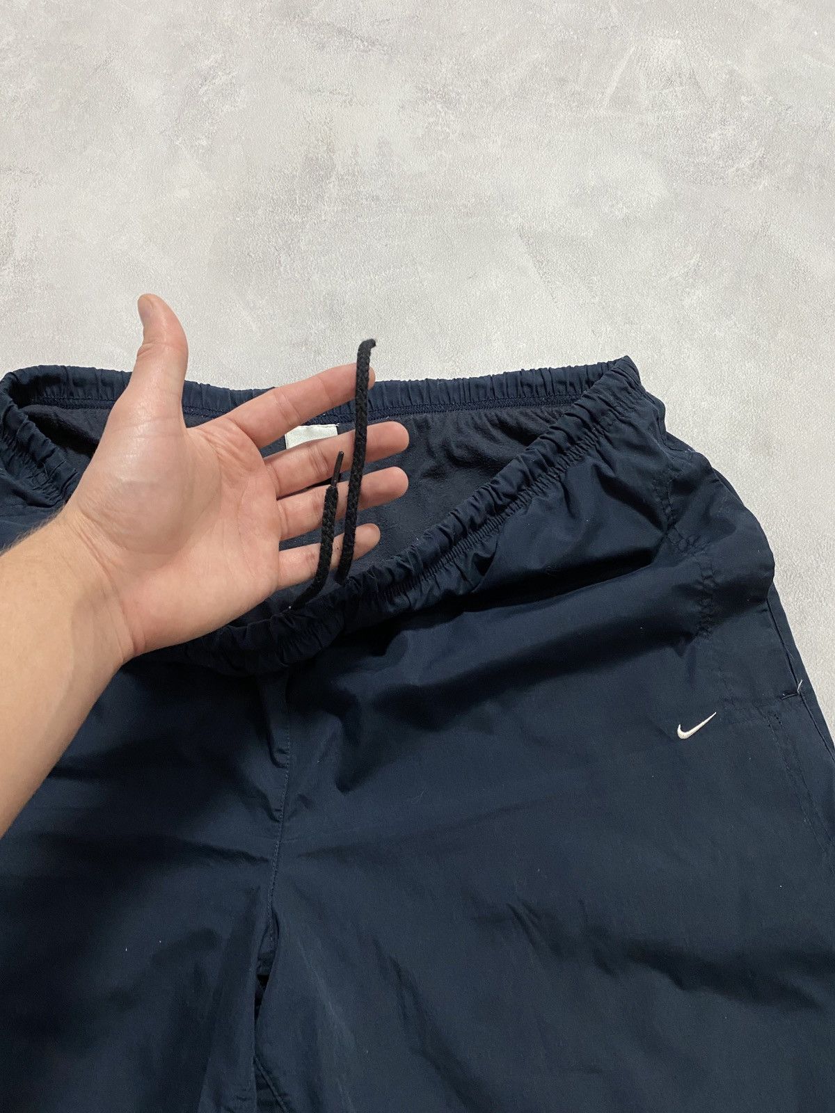 Nike × Vintage Vintage Track Pants Nylon Nike Mini Swoosh Back Patch Size US 38 / EU 54 - 8 Thumbnail