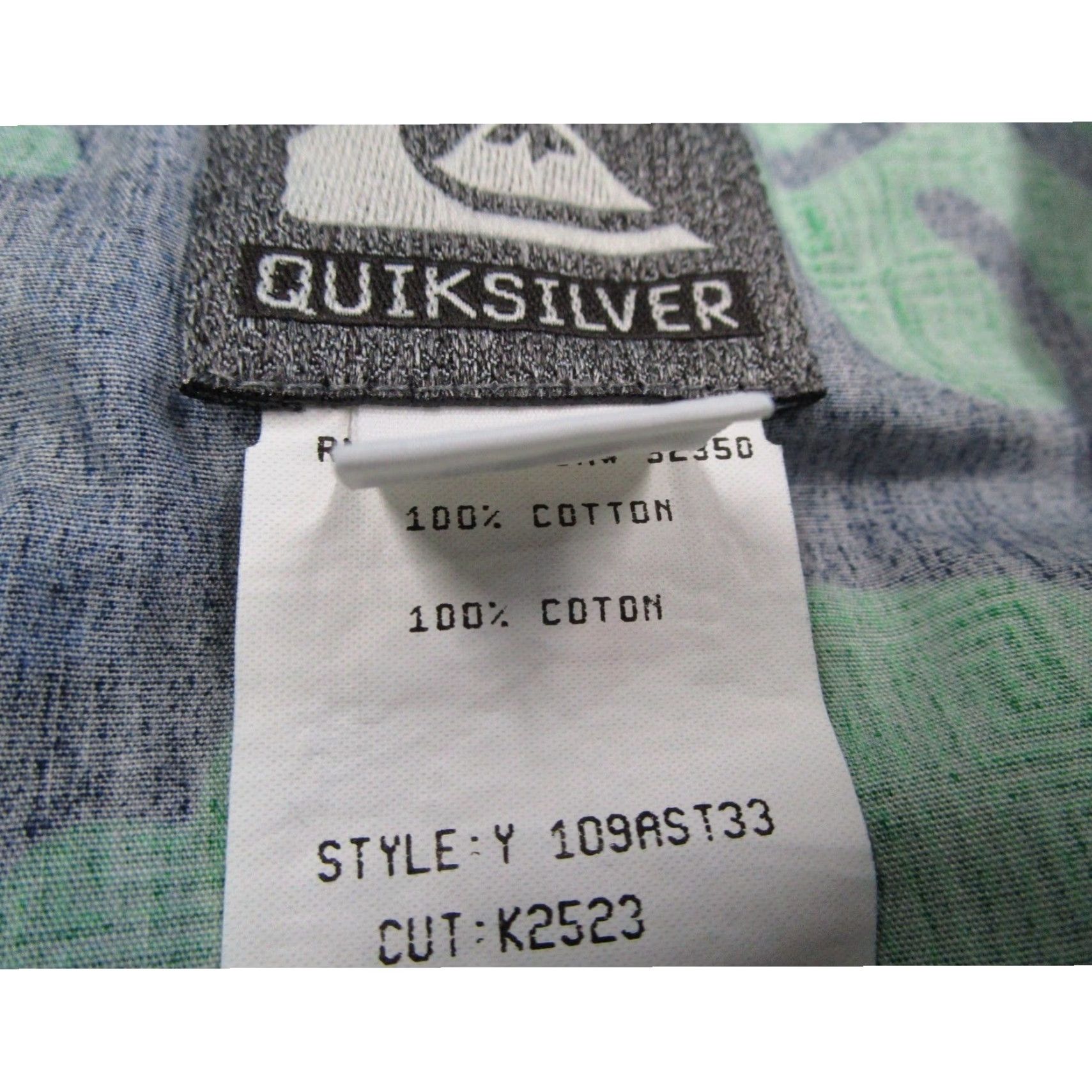 Quiksilver VINTAGE Quiksilver Floral Button-Down Shirt Navy Blue Green Short Sleeve Mens M Casual Travel 90s Camp Collar Pocket Blue Mens Size US M / EU 48-50 / 2 - 5 Thumbnail