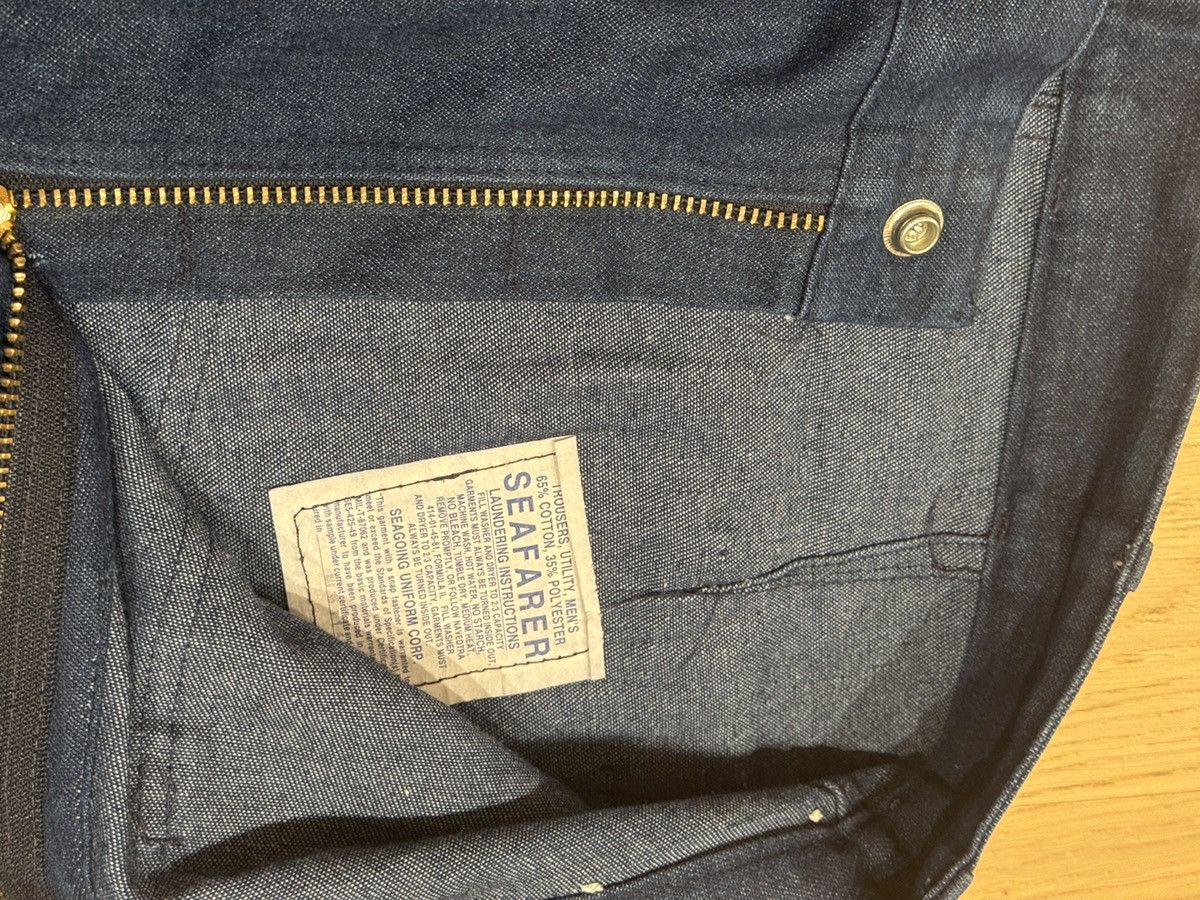 Vintage 1990s Seafarer Bootcut Front Pocket Work Jeans Size US 30 / EU 46 - 5 Thumbnail