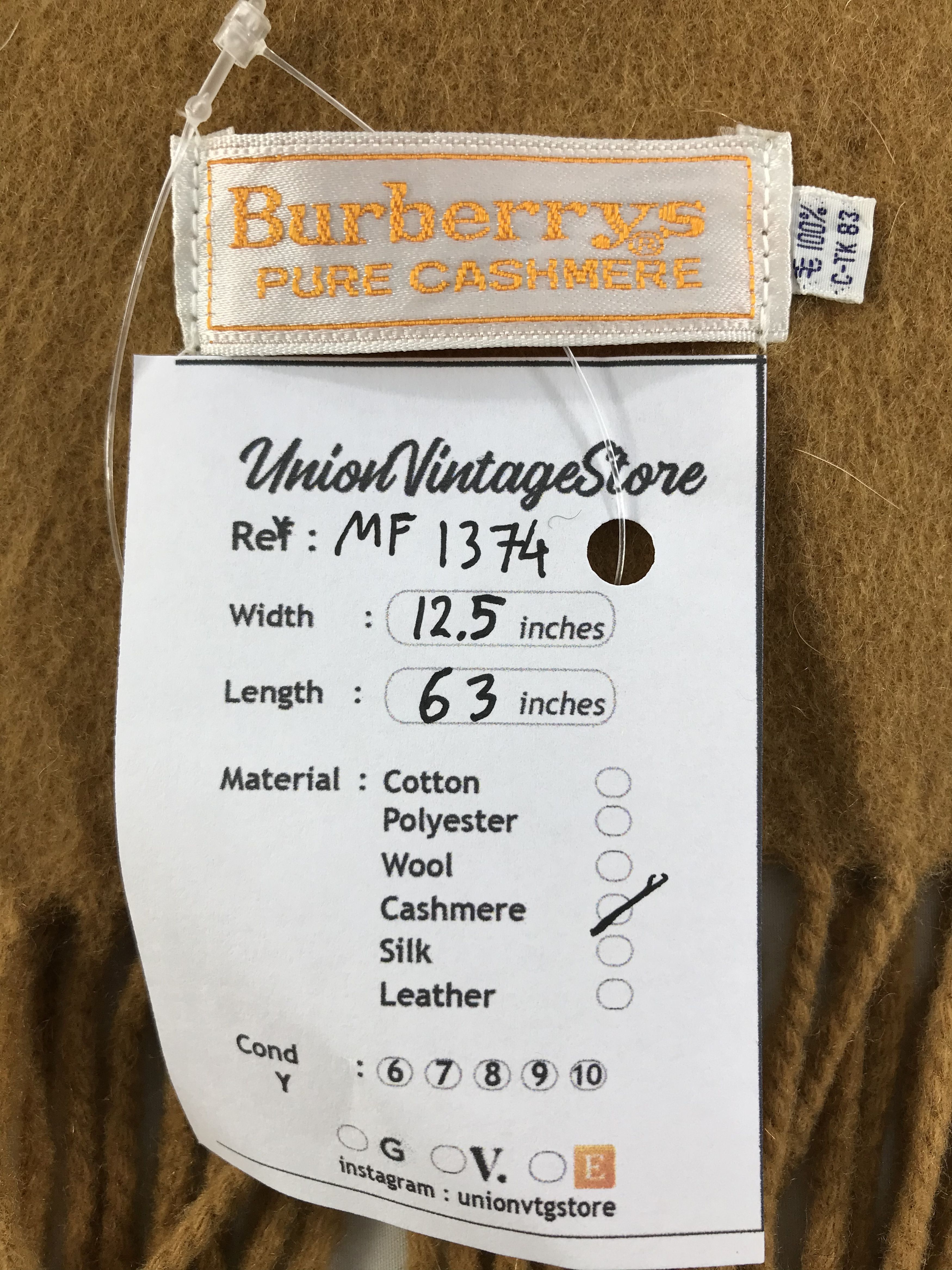 Burberry Vintage Burberry Scarf/Muffler/Neckwear MF1374 Size ONE SIZE - 5 Thumbnail