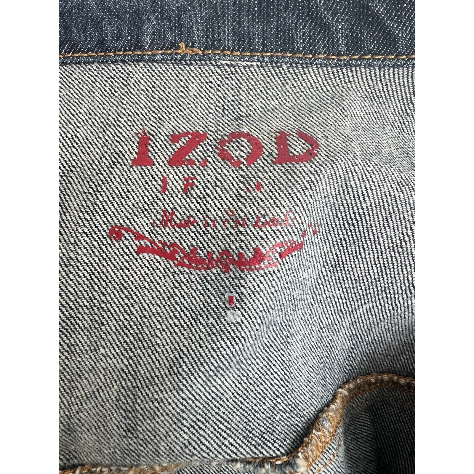 Izod Izod UpCycled Custom Be Still & Know Denim Jacket Large Size L / US 10 / IT 46 - 5 Thumbnail