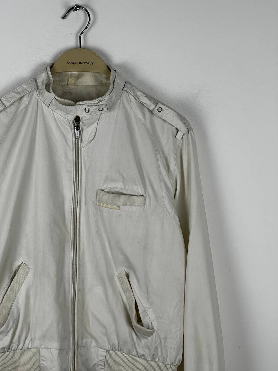 Members Only × Vintage Vintage 80’s Members Only Charcoal White Lightweight Jacket Size US S / EU 44-46 / 1 - 3 Thumbnail