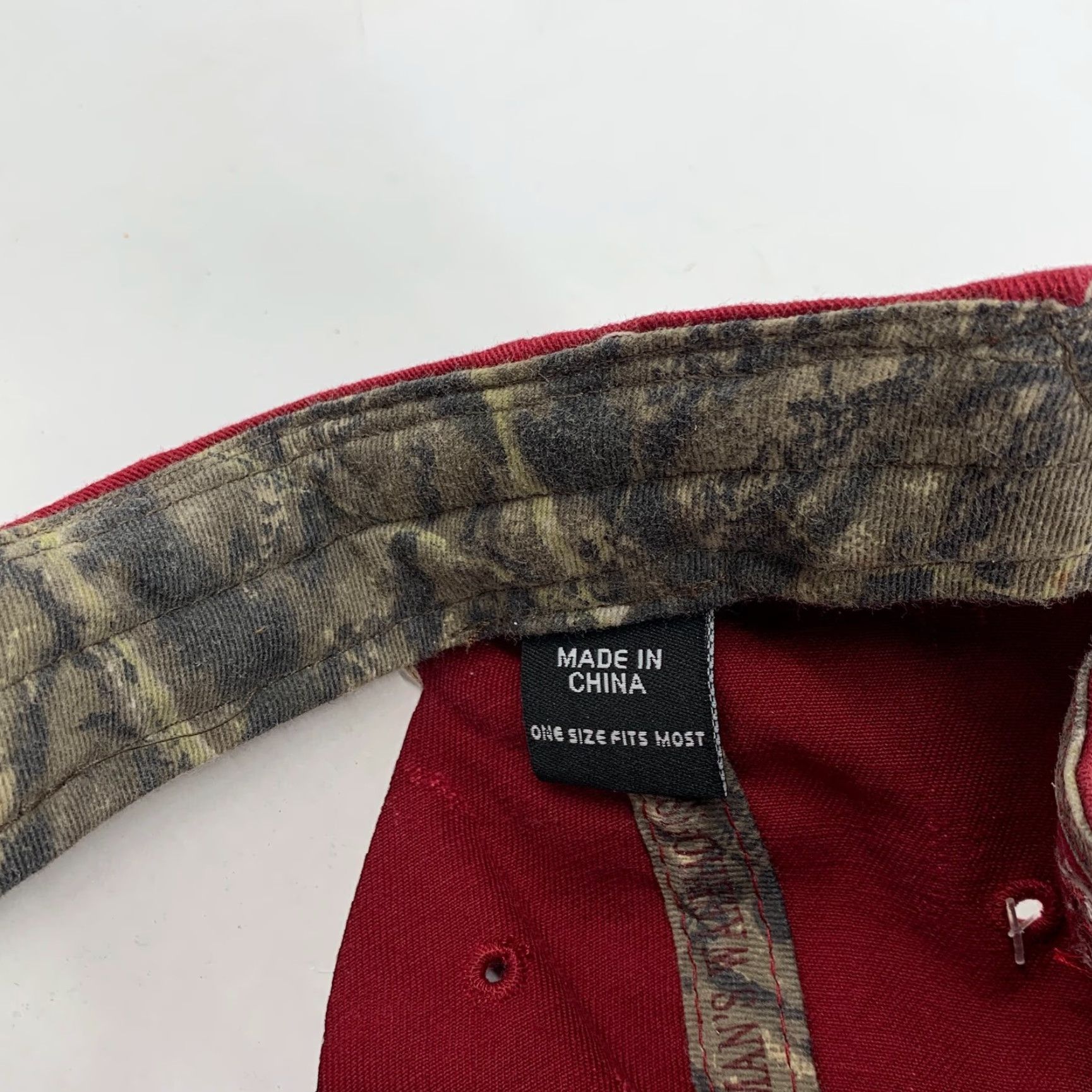 Vintage Sportsman's Warehouse Baseball Hat Men's Red Mossy Oak Adjustable One Size NWT Size ONE SIZE - 7 Thumbnail