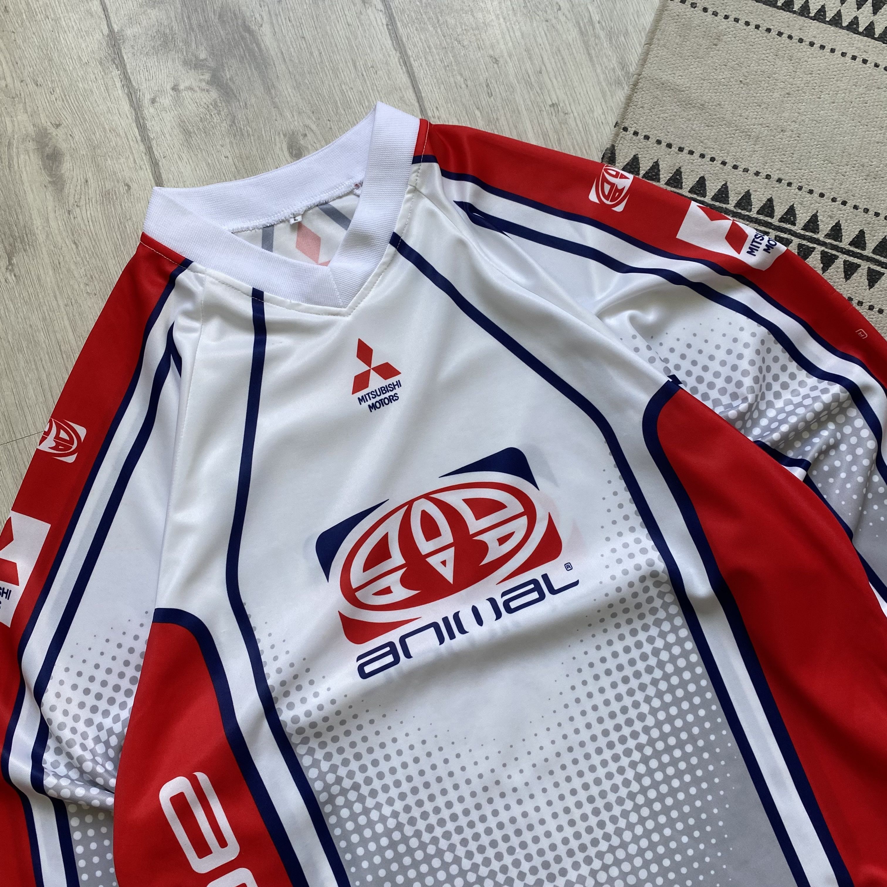 Alpinestars 🏎️ Motocross Vintage Mitsubishi Racing jersey longsleeve Size US L / EU 52-54 / 3 - 2 Thumbnail