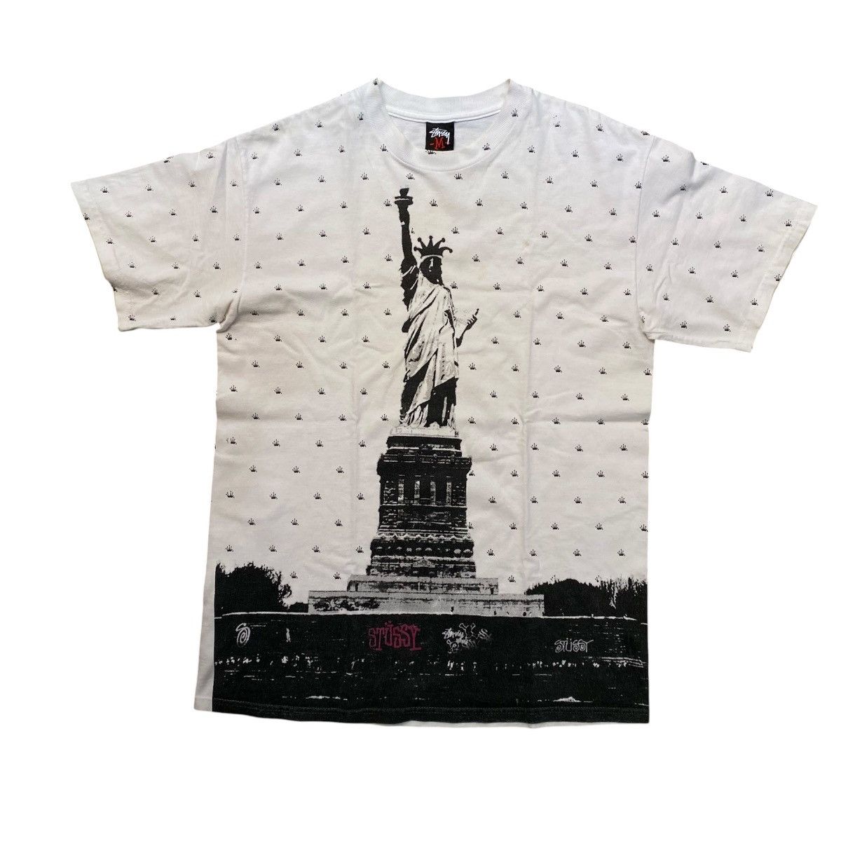 Stussy 00s STUSSY LIBERTY AOP Size US M / EU 48-50 / 2 - 1 Thumbnail