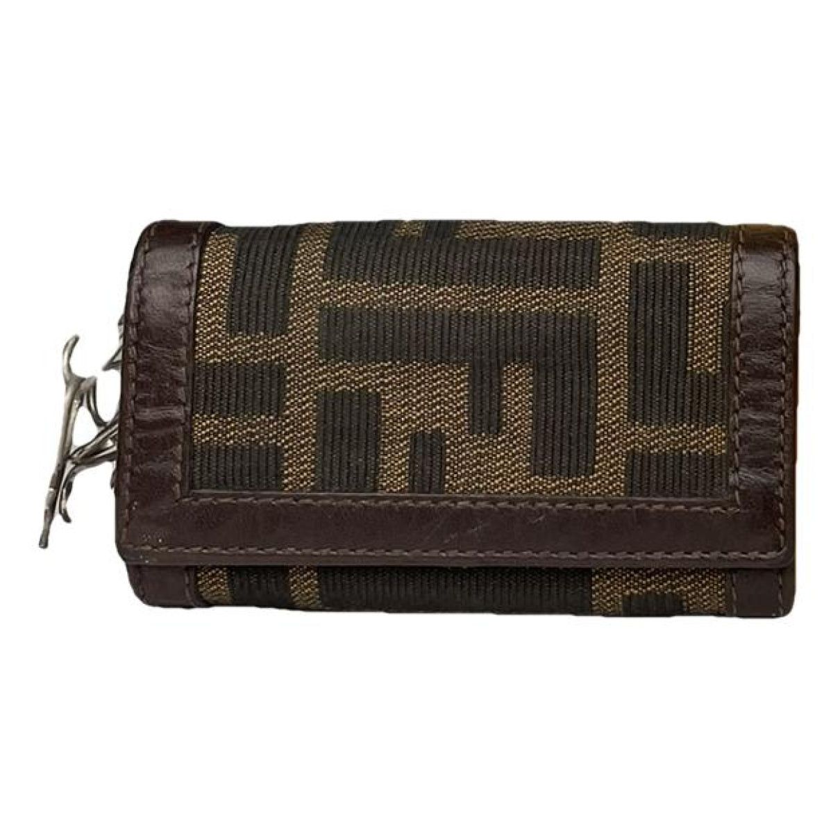 Fendi Baguette Brown Cotton Purse Size ONE SIZE - 1 Thumbnail