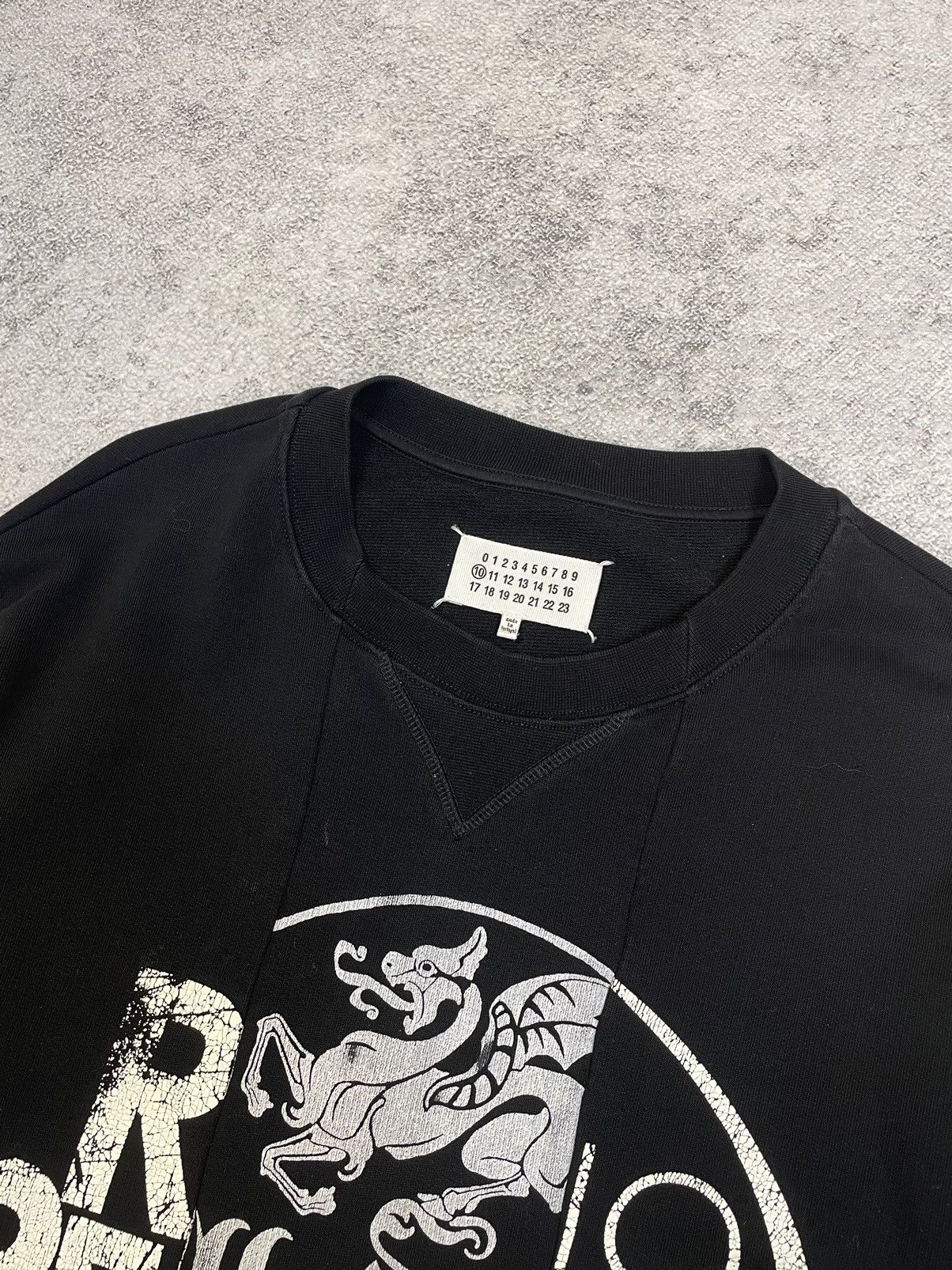Maison Margiela FW17 Maison Margiela Irish Print Paneled Sweatshirt Size US M / EU 48-50 / 2 - 7 Thumbnail