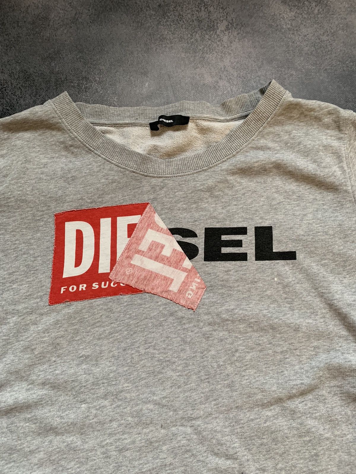 Diesel × Vintage vintage Diesel Y2K distressed sweatshirt Size US M / EU 48-50 / 2 - 3 Thumbnail