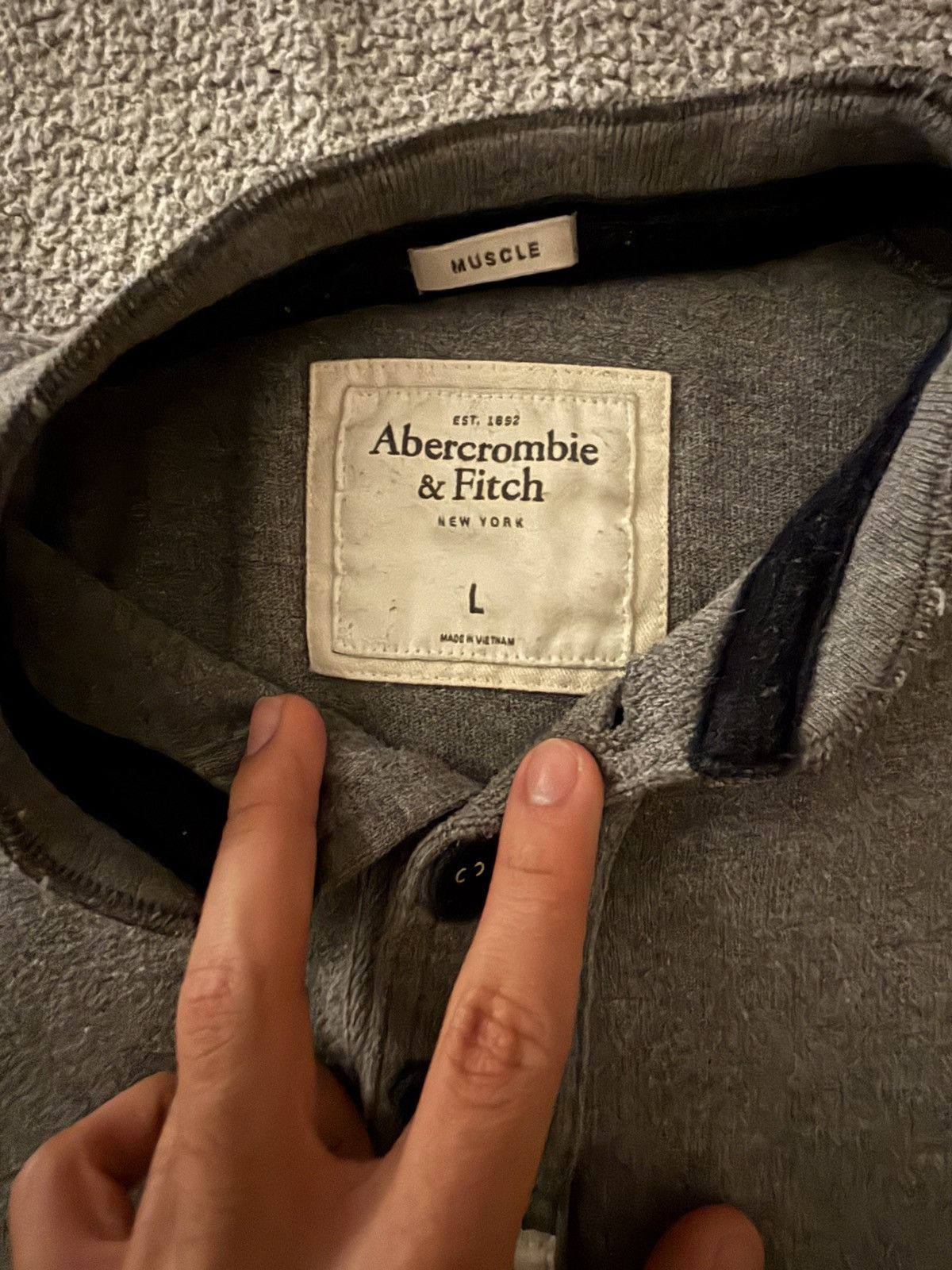 Abercrombie & Fitch abercrombie & fitch long sleeve muscle size L Size US L / EU 52-54 / 3 - 2 Thumbnail
