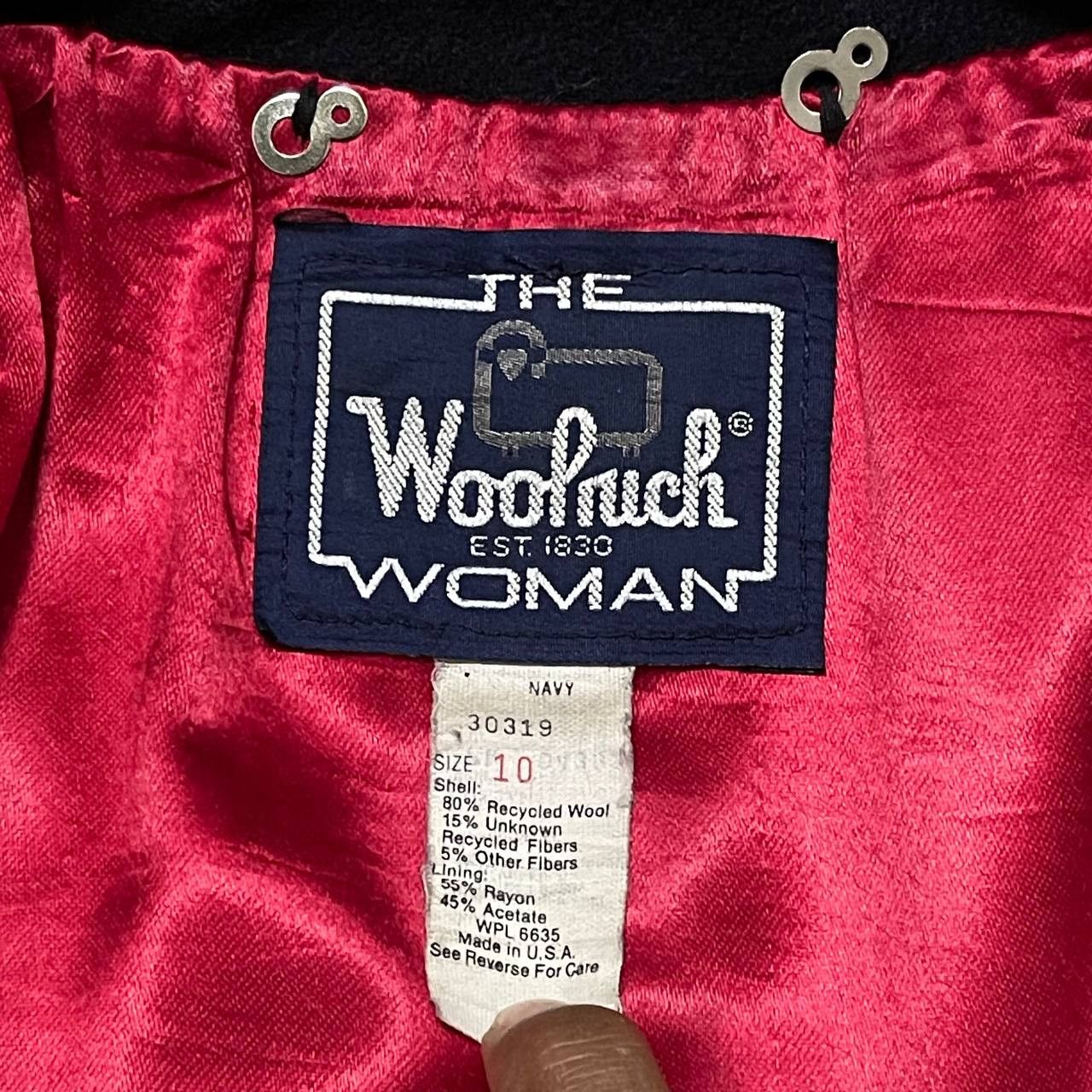 Woolrich Woolen Mills Vintage 80's Woolrich Wool Peacoat Size M / US 6-8 / IT 42-44 - 6 Thumbnail