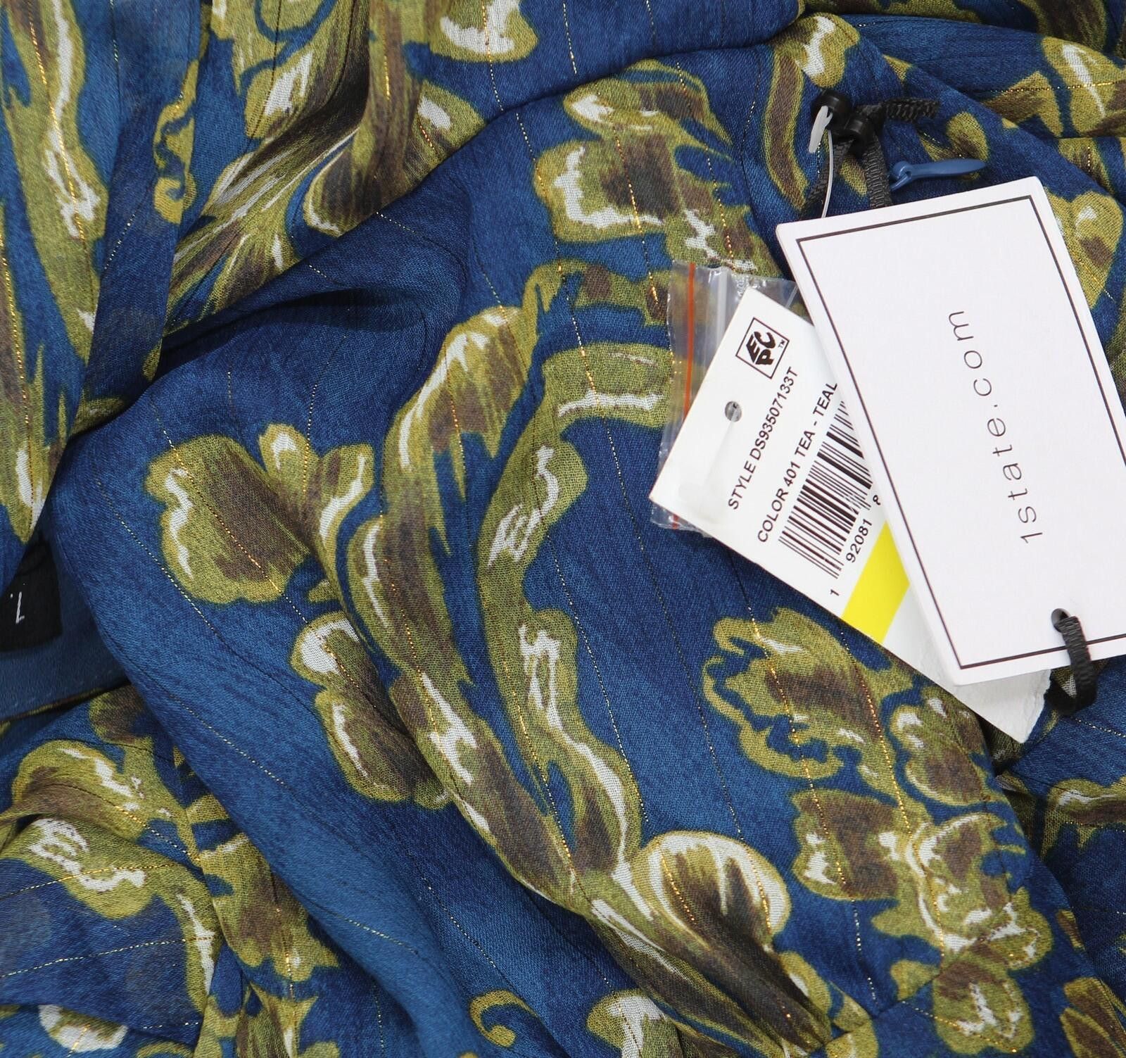 Other Nwt 1. State Open-back Midi Dress Ds93507133t Teal Blue M Size M / US 6-8 / IT 42-44 - 4 Thumbnail