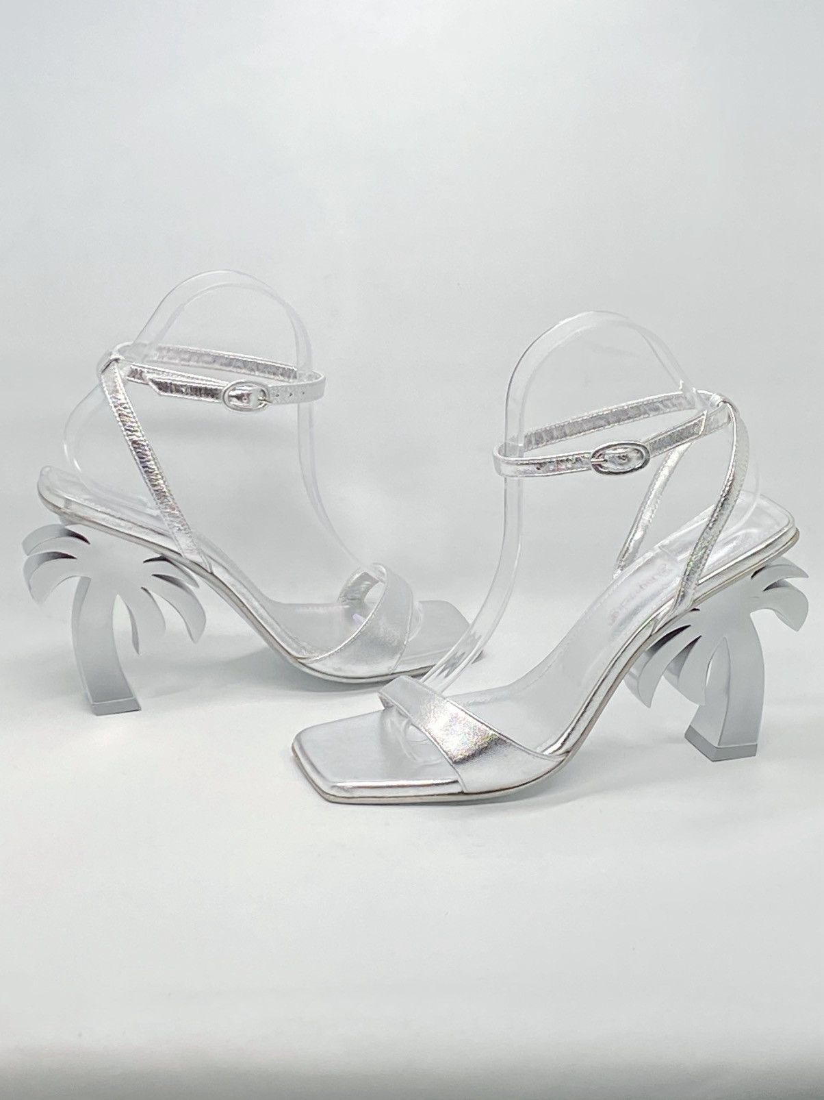 Palm Angels Palm Angels Palm metallic leather sandals size 38 Size US 8 / IT 38 - 1 Thumbnail