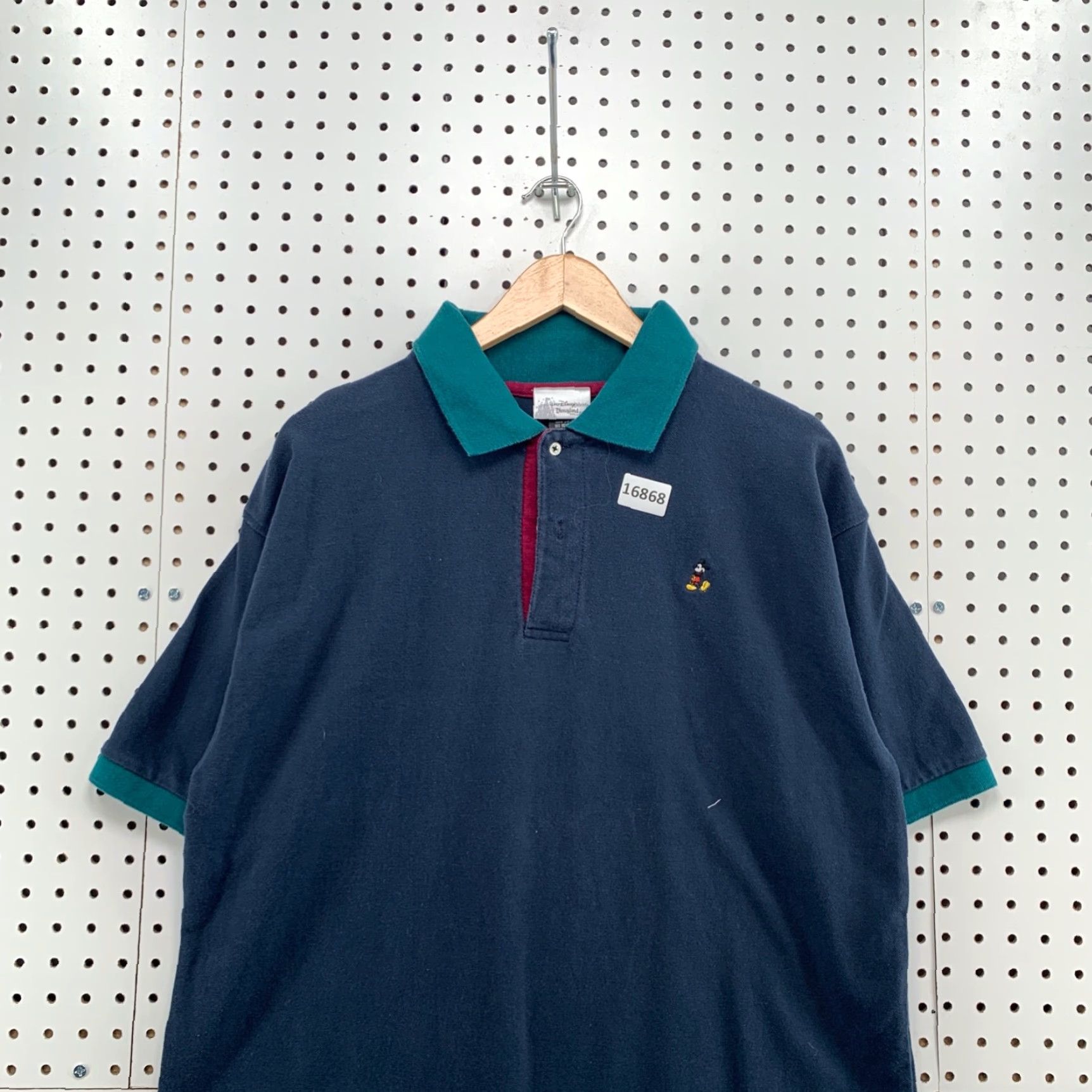 Disney Vintage Walt Disney World Resort Polo Mens Large Blue Embroidered Mickey 90s, Disney Theme, Casual Gift Size US L / EU 52-54 / 3 - 2 Thumbnail