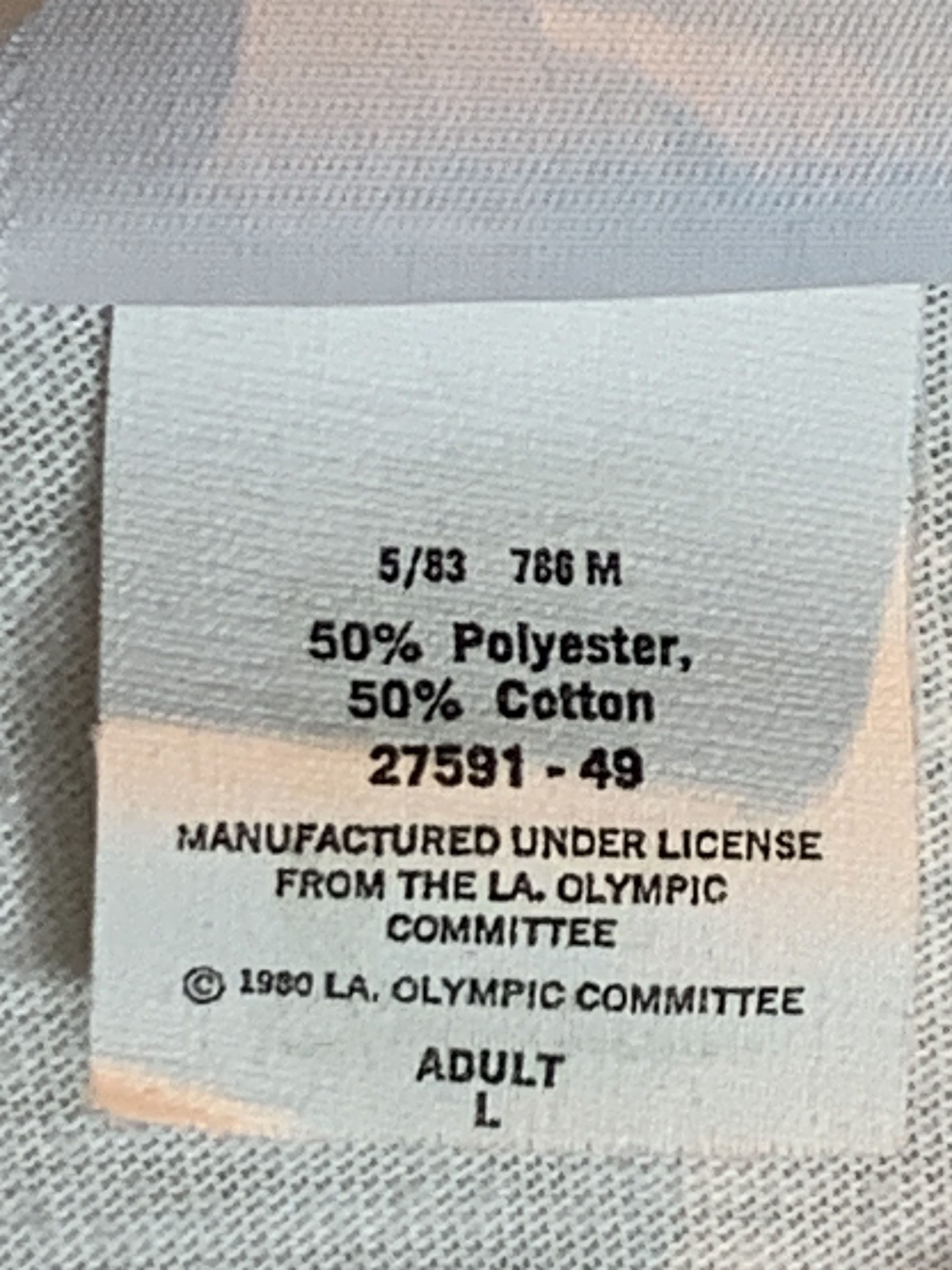 Levi's RARE* Vintage 1980 USA Olympics x Levi’s Single Stitch Shirt Size US L / EU 52-54 / 3 - 9 Thumbnail